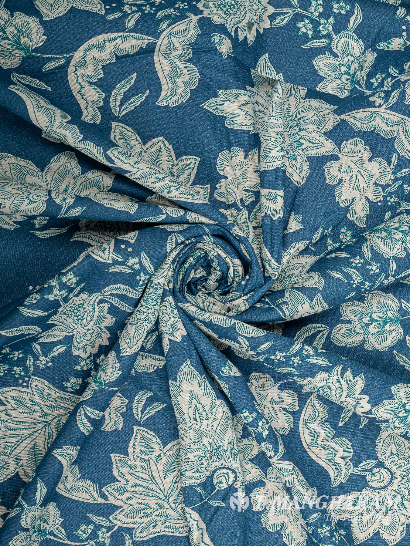 Blue Cotton Fabric - EB7730 view-1