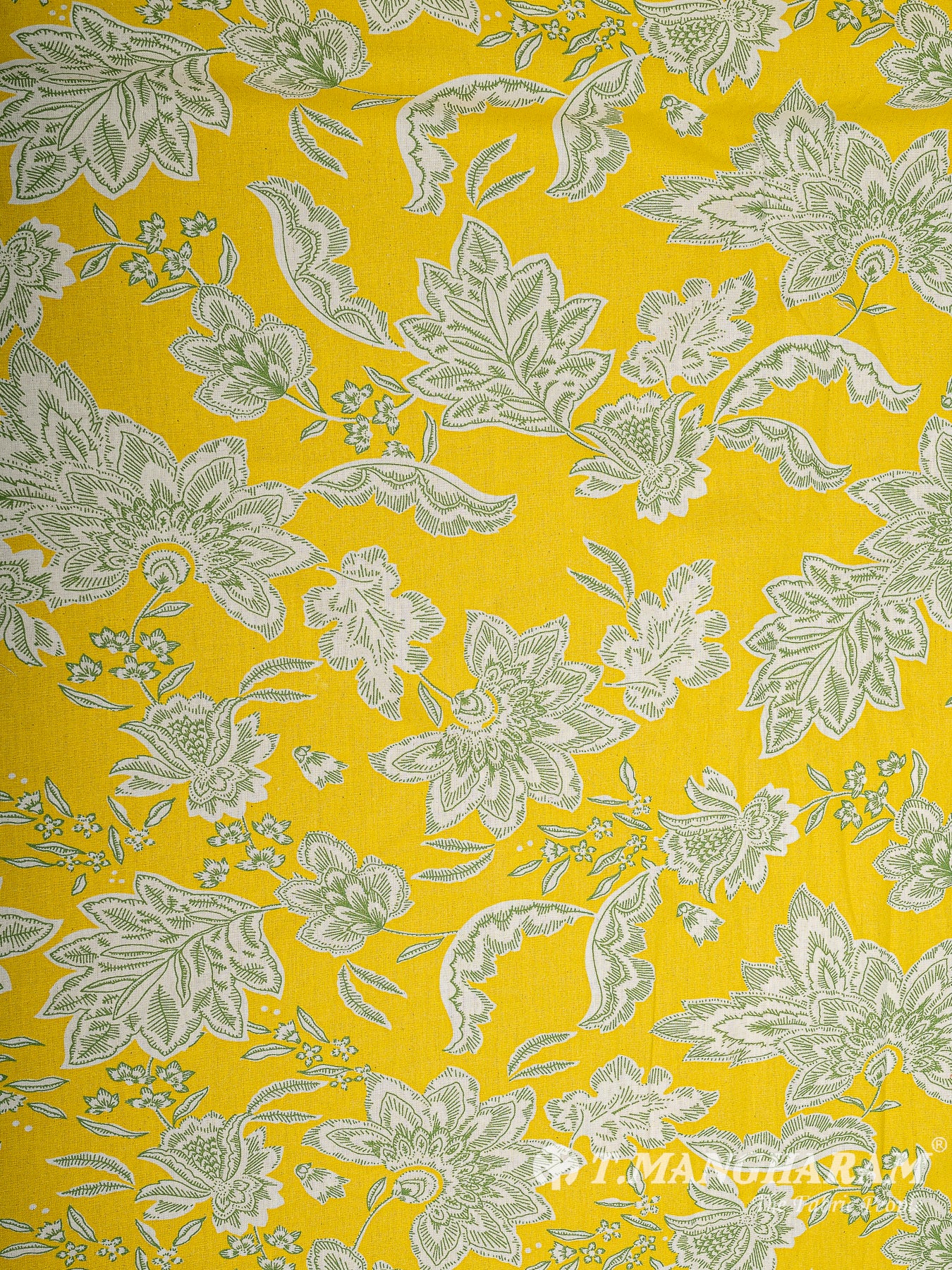 Yellow Cotton Fabric - EB7729 view-3