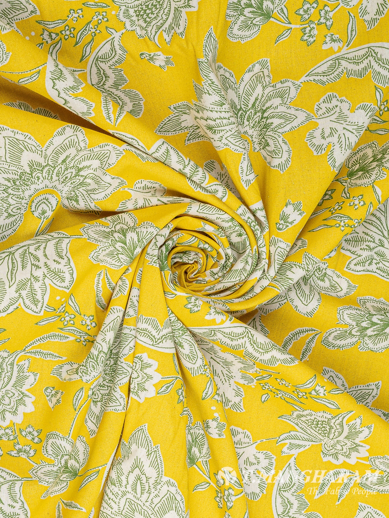 Yellow Cotton Fabric - EB7729 view-1