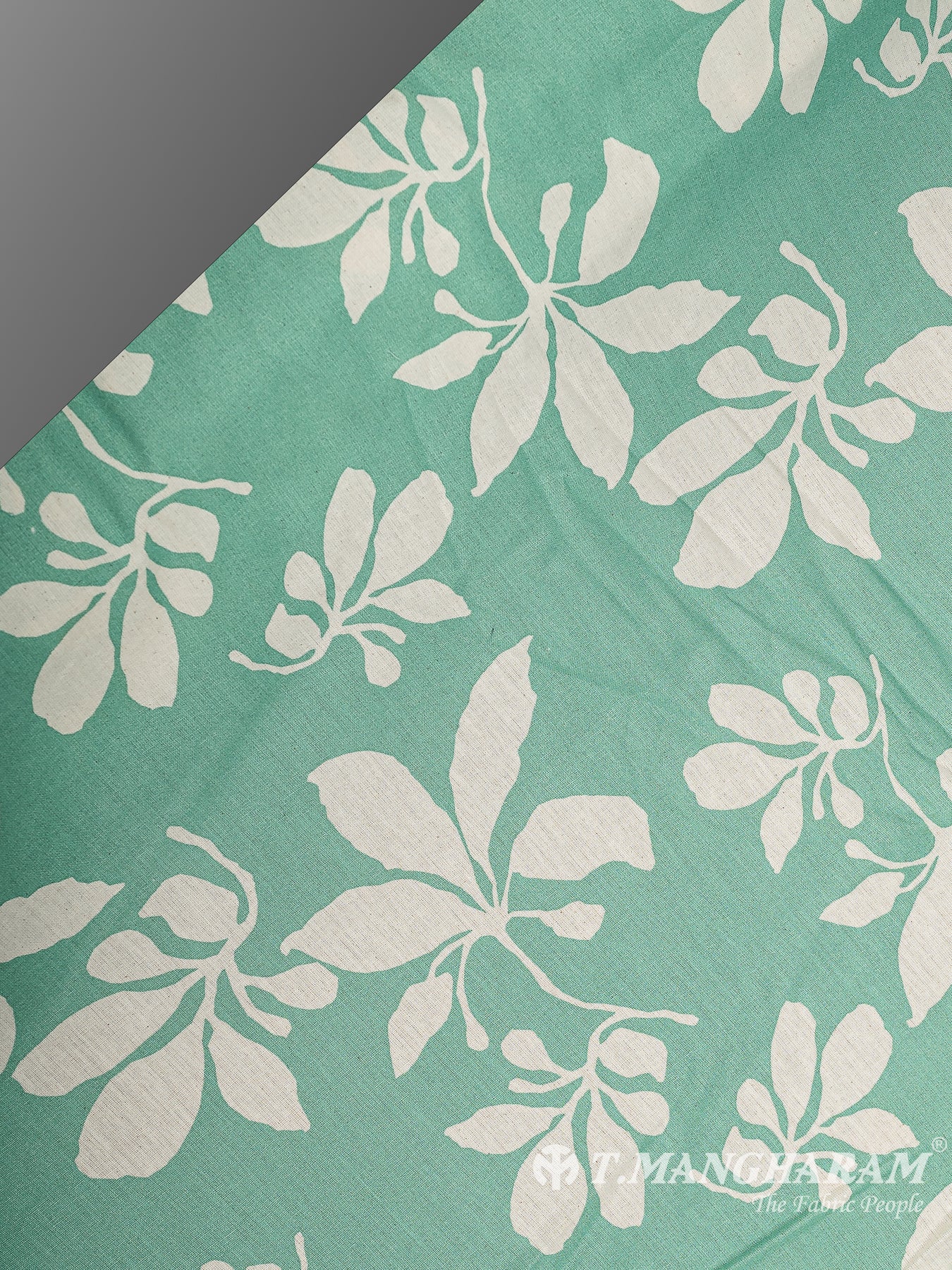 Green Cotton Fabric - EB7724 view-2