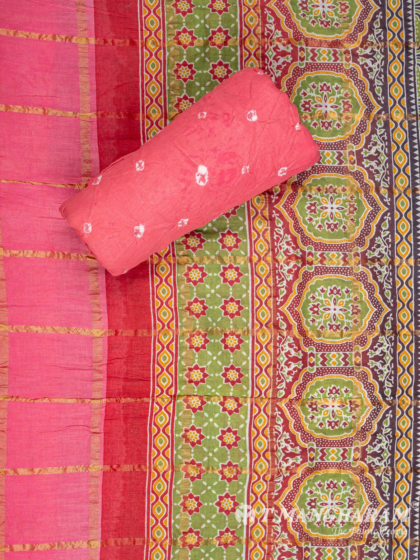 Multicolor Cotton Chudidhar Fabric Set - EG1937