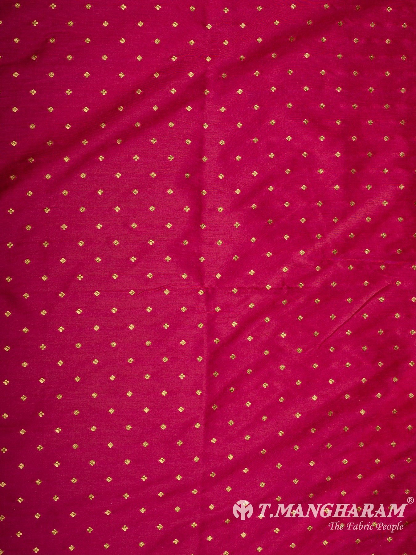 Pink Semi Banaras Fabric - EC11039