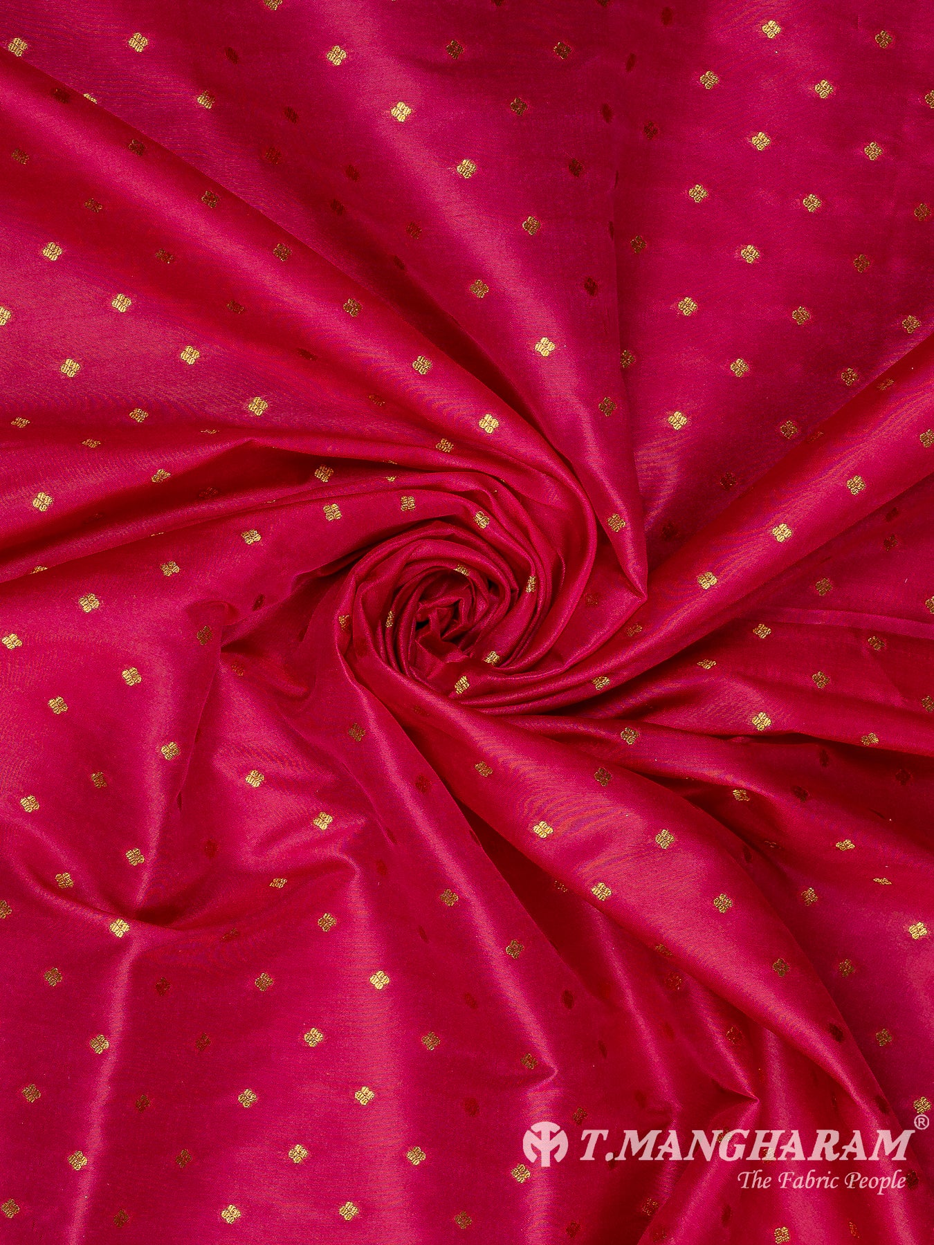 Pink Semi Banaras Fabric - EC11039