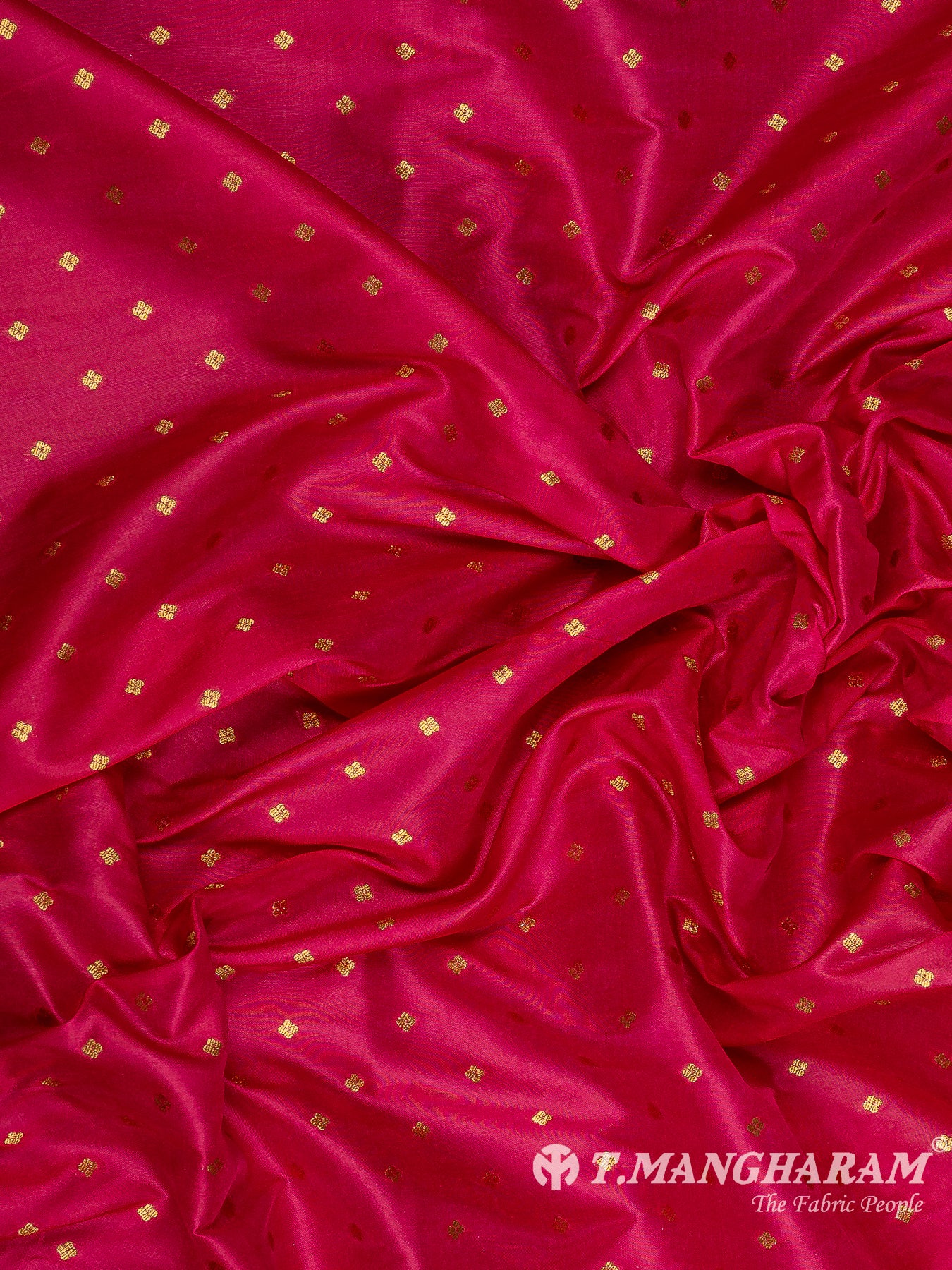 Pink Semi Banaras Fabric - EC11039