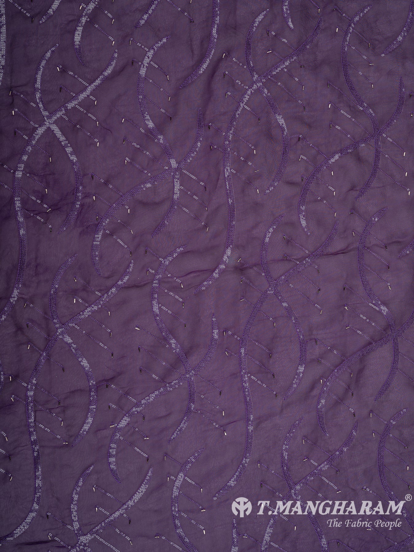 Purple Organza Fabric - EB8202