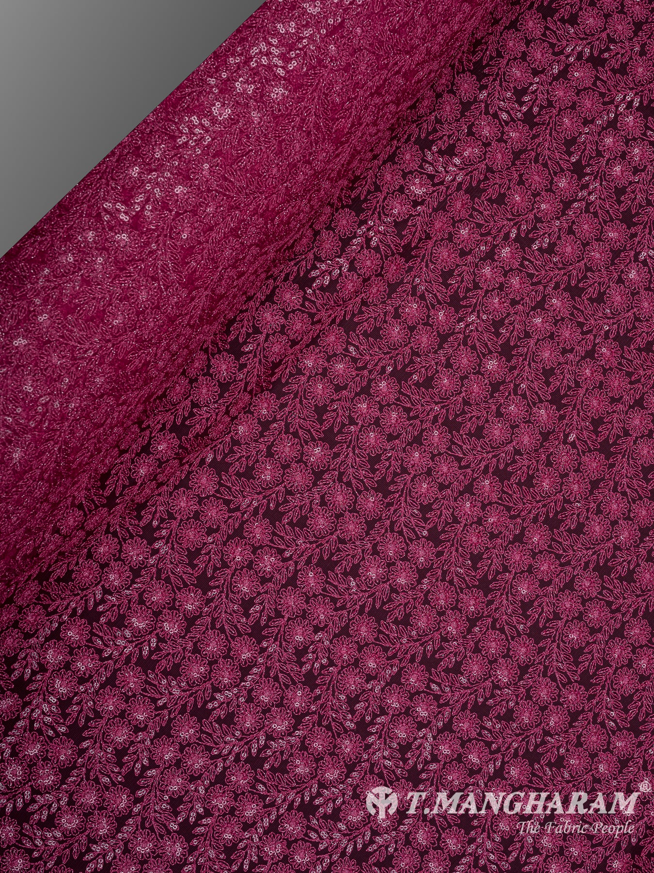 Purple Fancy Net Fabric - EA3453 view-2