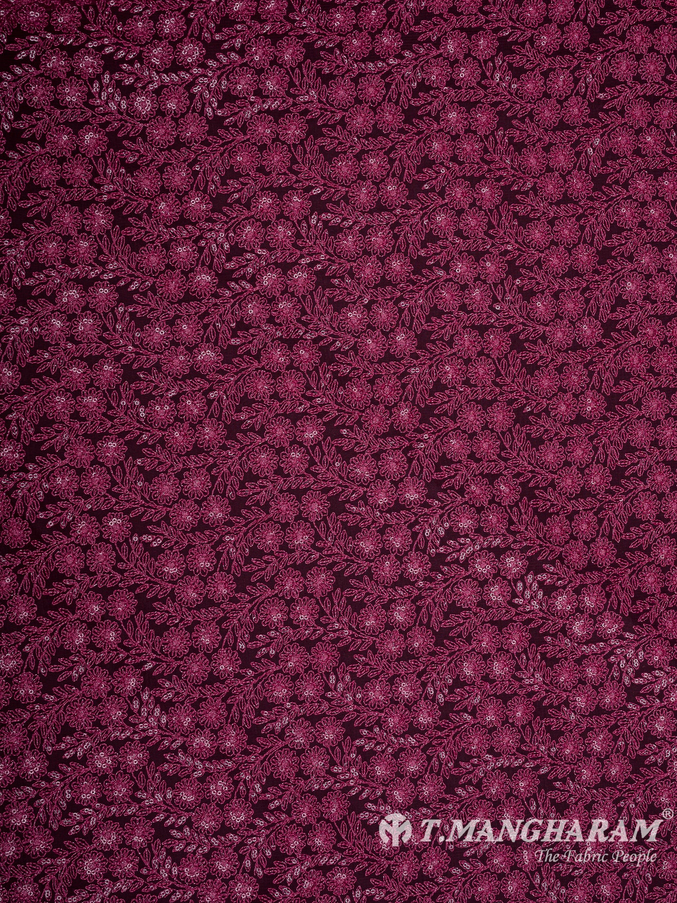 Purple Fancy Net Fabric - EA3453 view-3