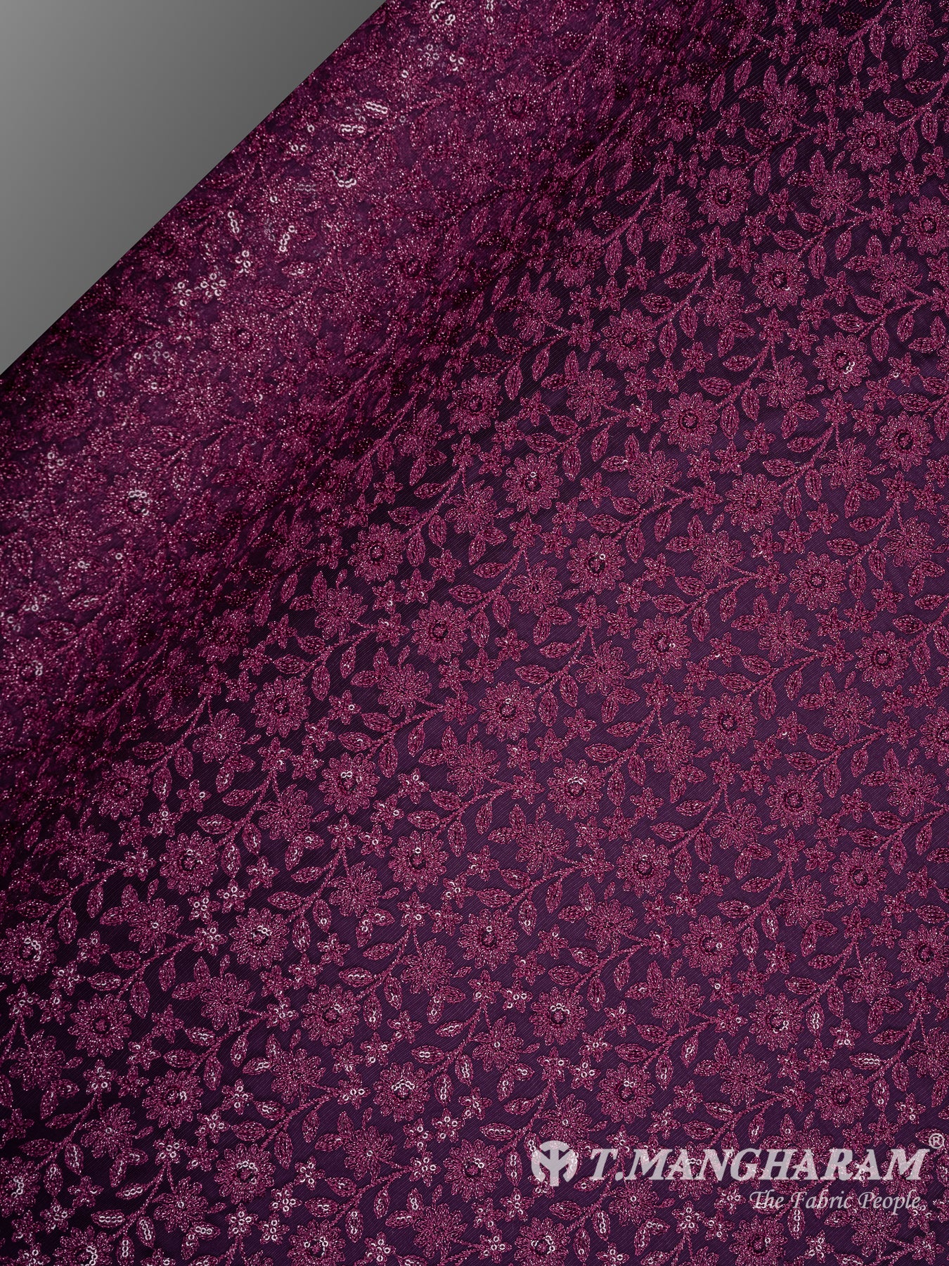 Purple Fancy Net Fabric - EA3463 view-2