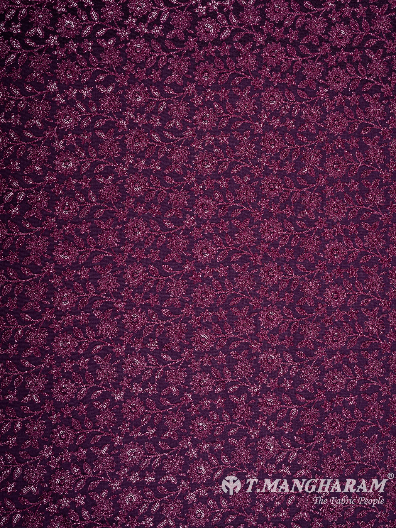 Purple Fancy Net Fabric - EA3463 view-3