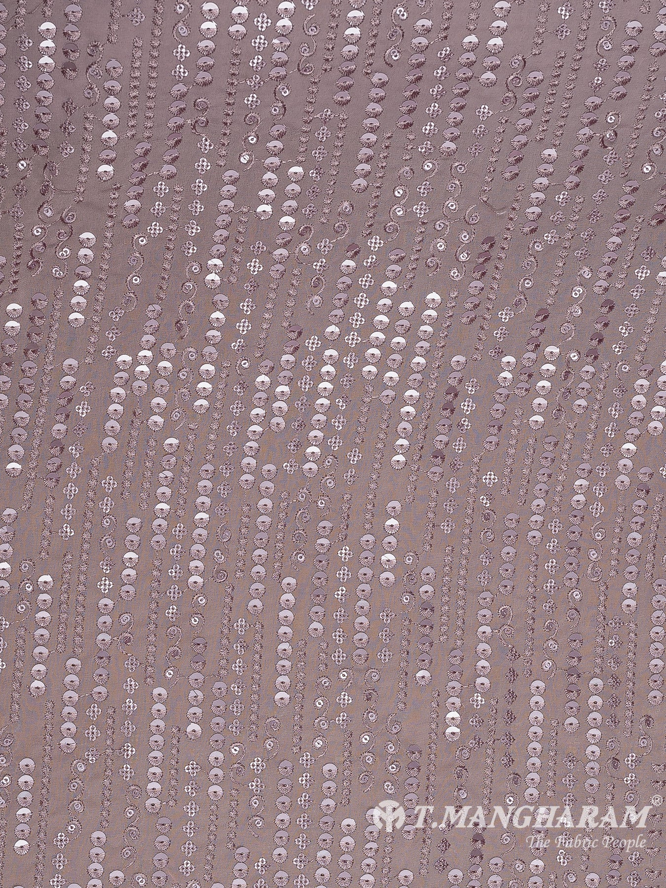 Mauve Georgette Fabric - EB8160