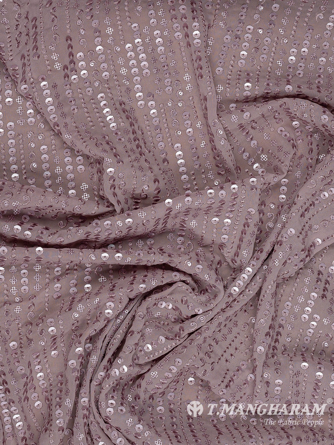 Mauve Georgette Fabric - EB8160