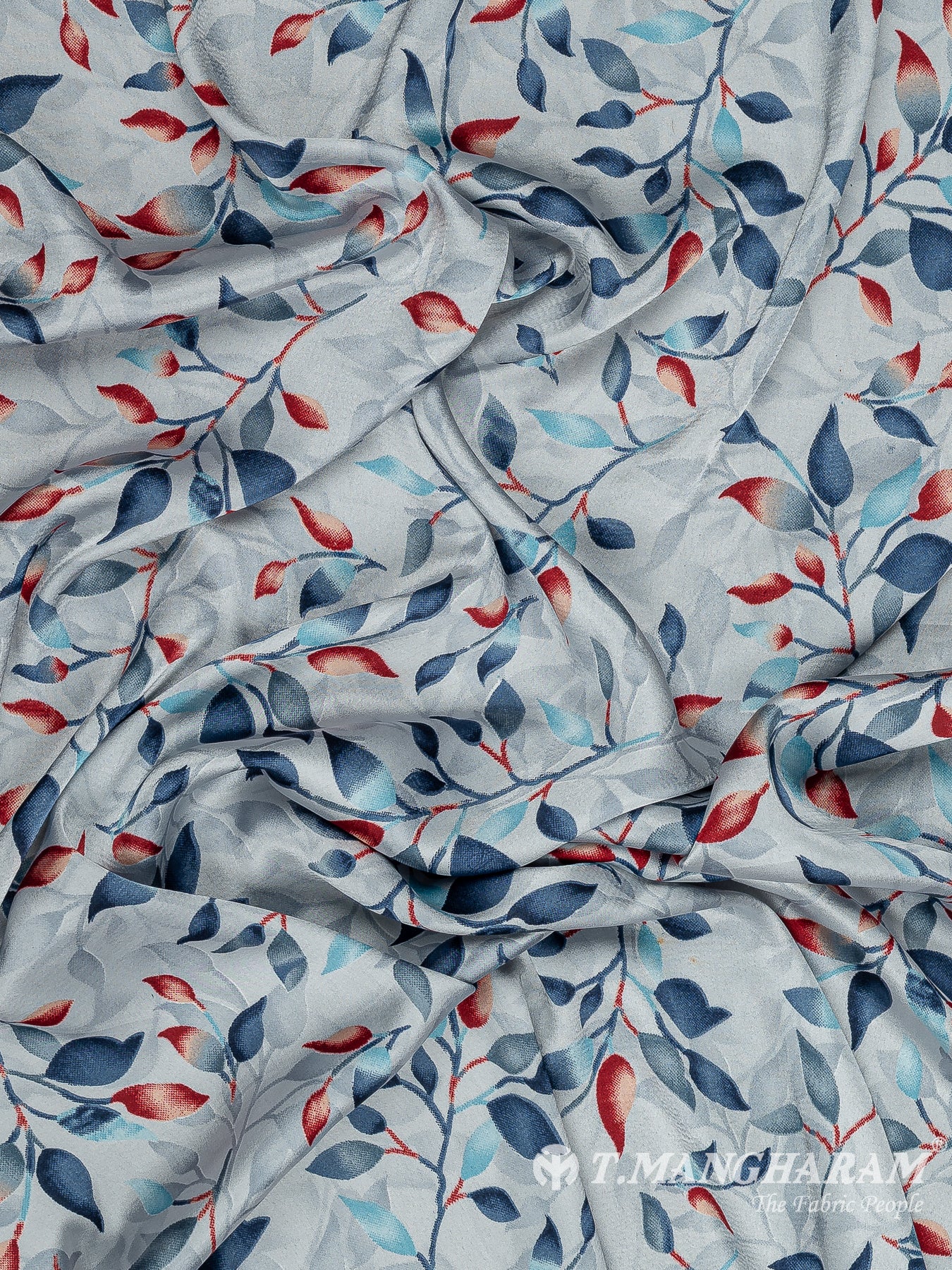 Blue Satin Fabric - EA3508