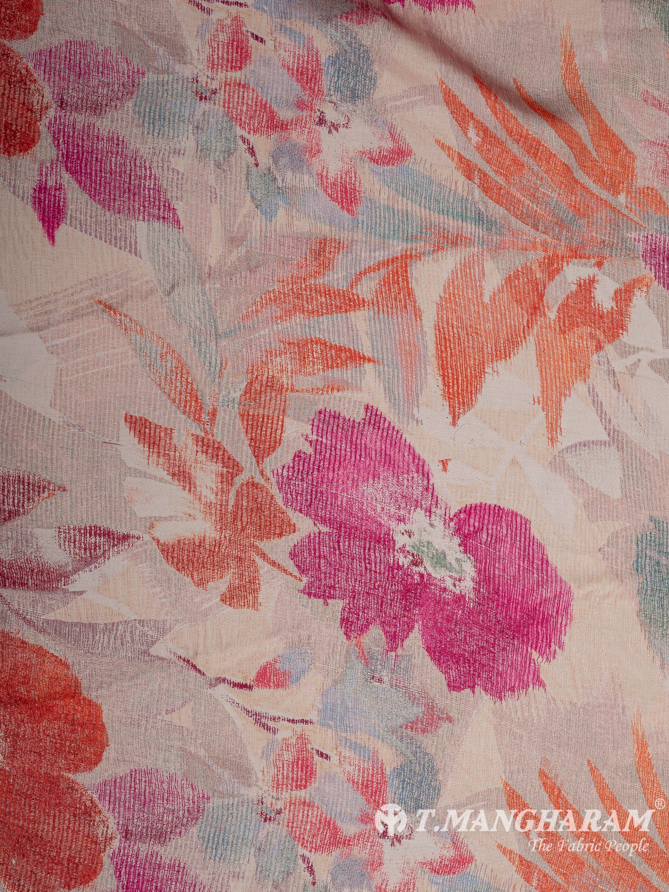 Peach Satin Fabric - EA3431