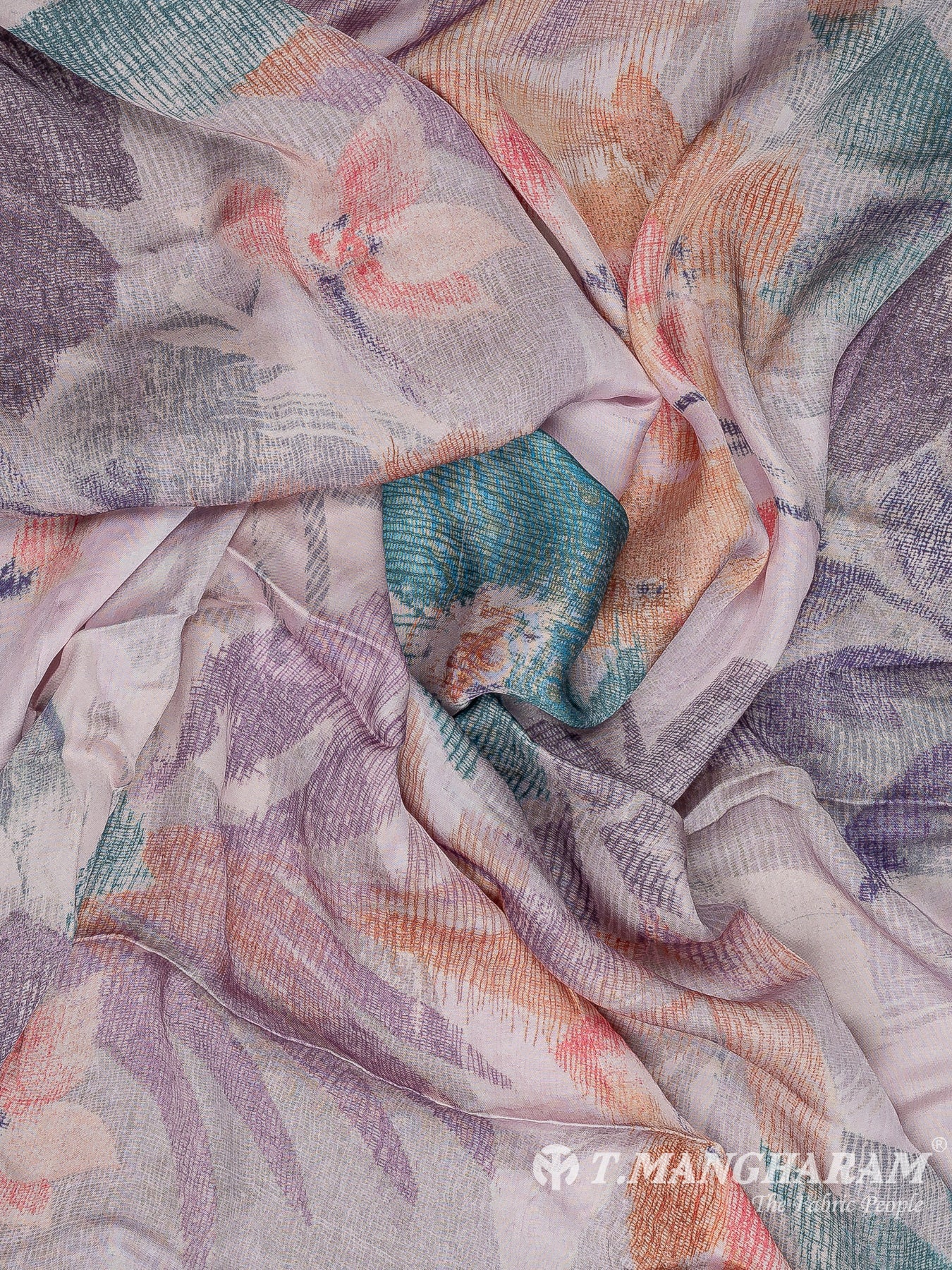 Violet Satin Fabric - EA3432