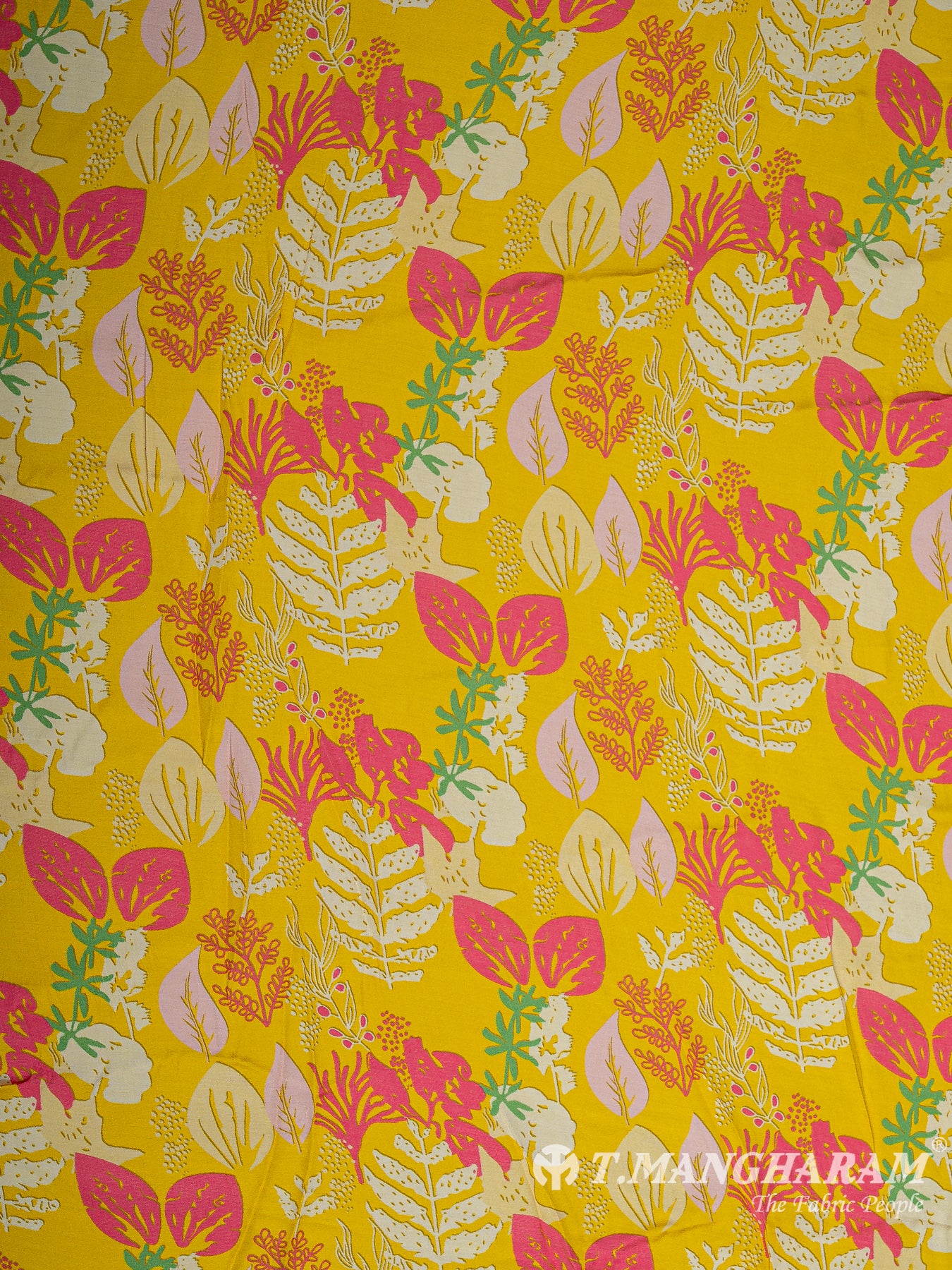 Yellow Satin Fabric - EA3437