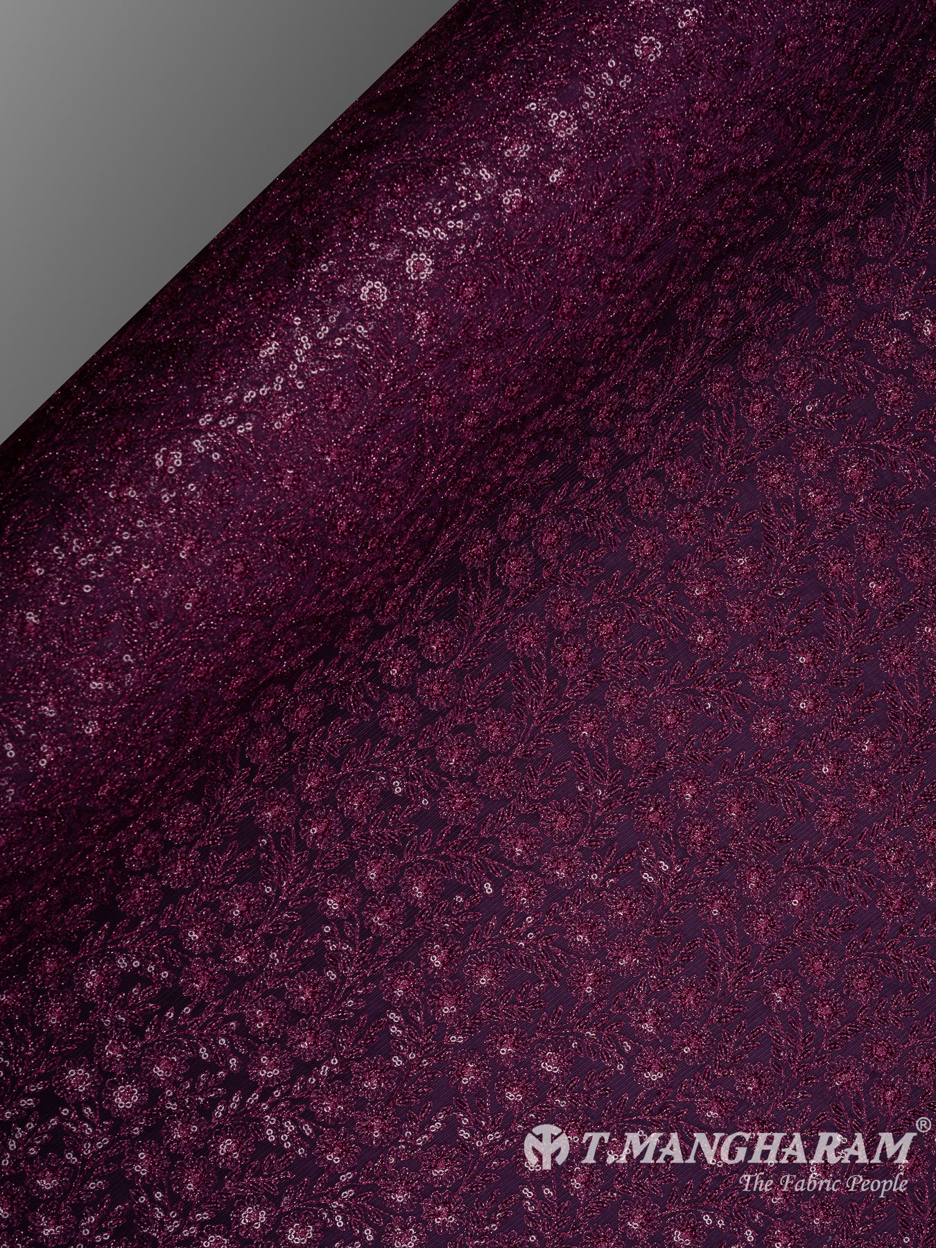 Purple Fancy Net Fabric - EA3457 view-2