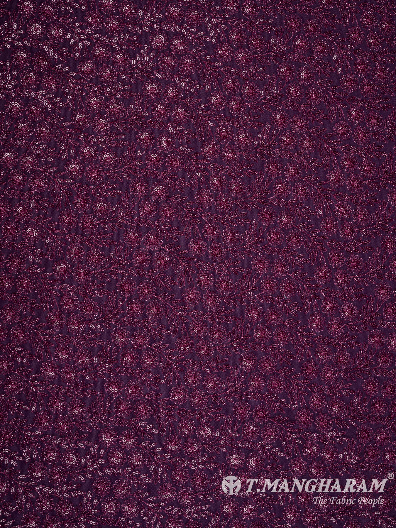 Purple Fancy Net Fabric - EA3457 view-3