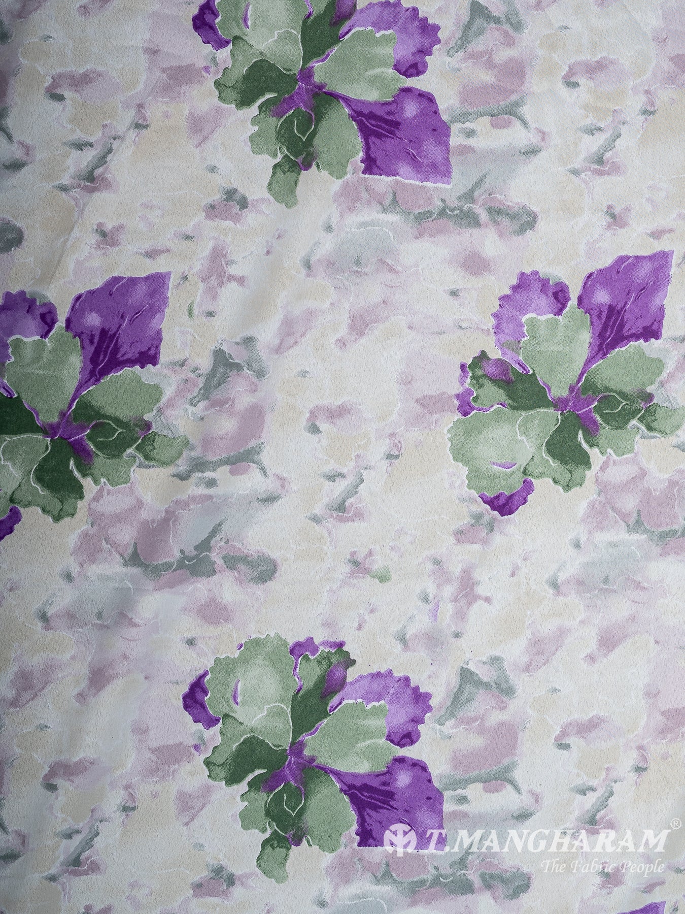 White Crepe Fabric - EB8248