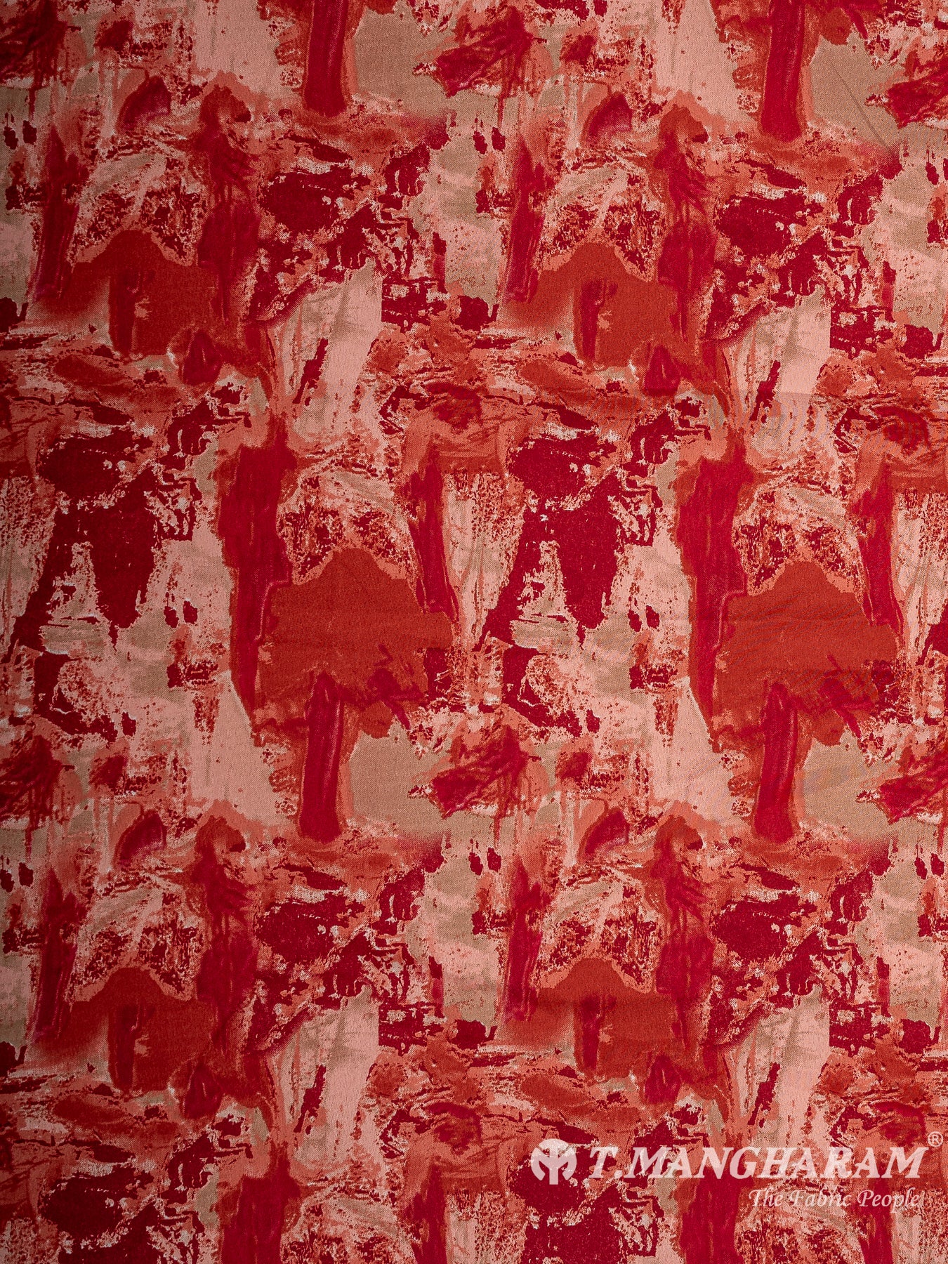 Maroon Crepe Fabric - EB8263