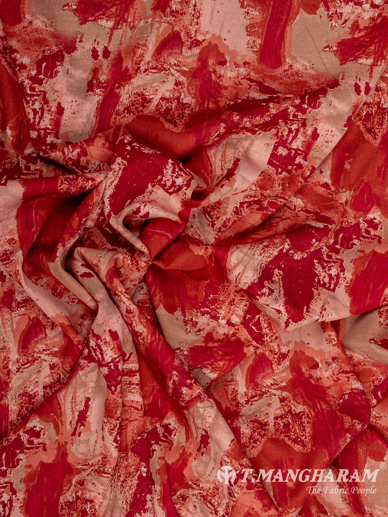 Maroon Crepe Fabric - EB8263