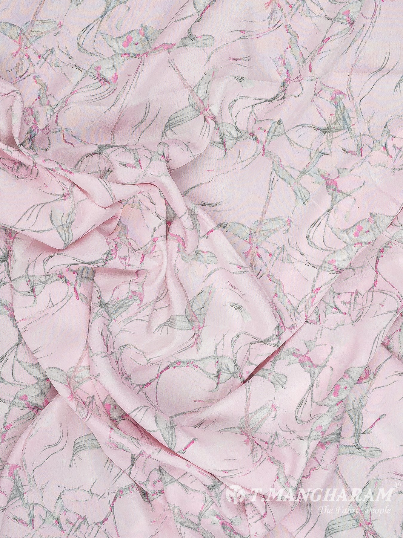 Pink Crepe Fabric - EB8319