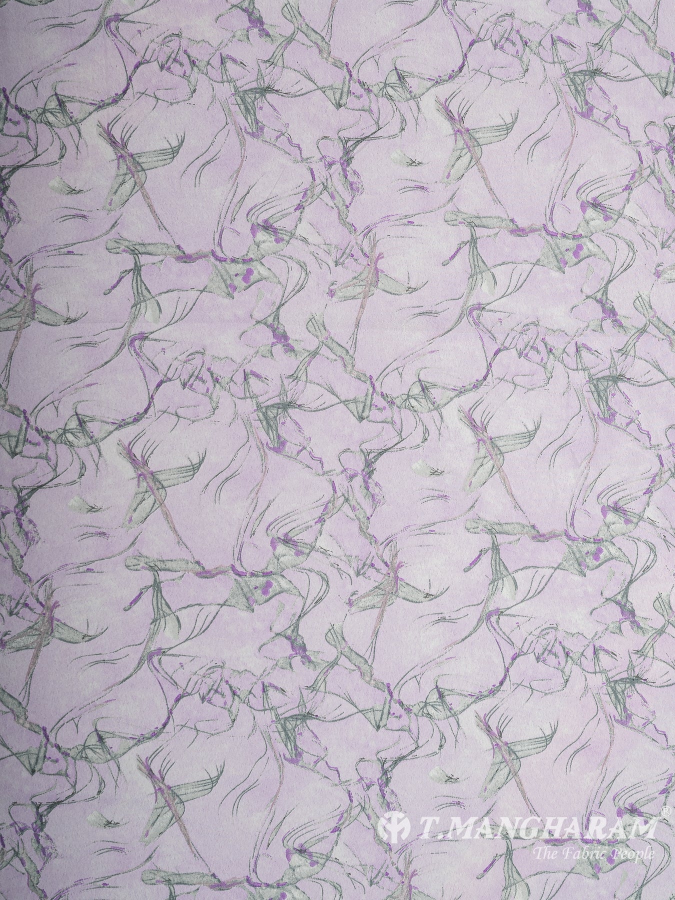 Violet Crepe Fabric - EB8318