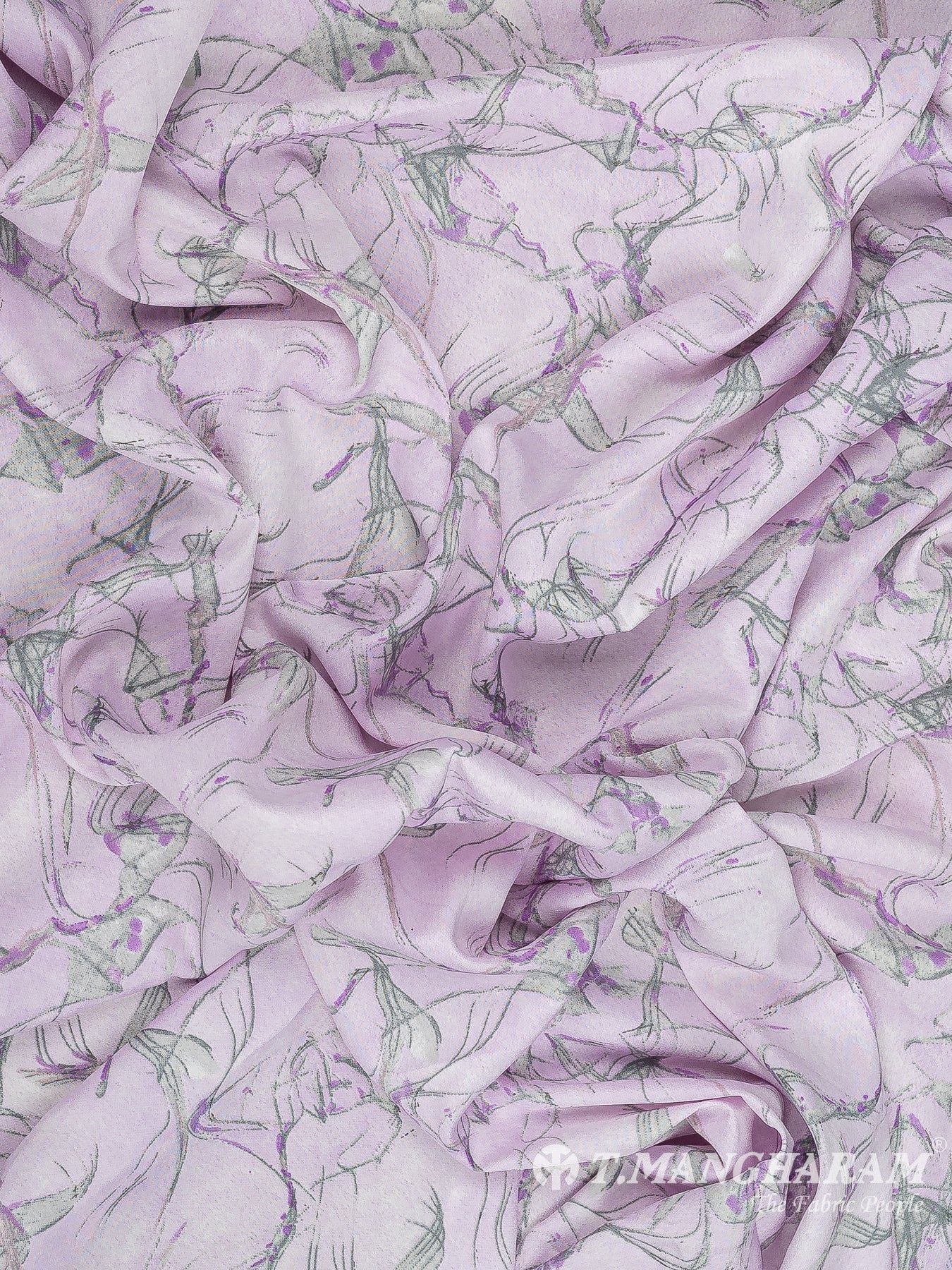 Violet Crepe Fabric - EB8318