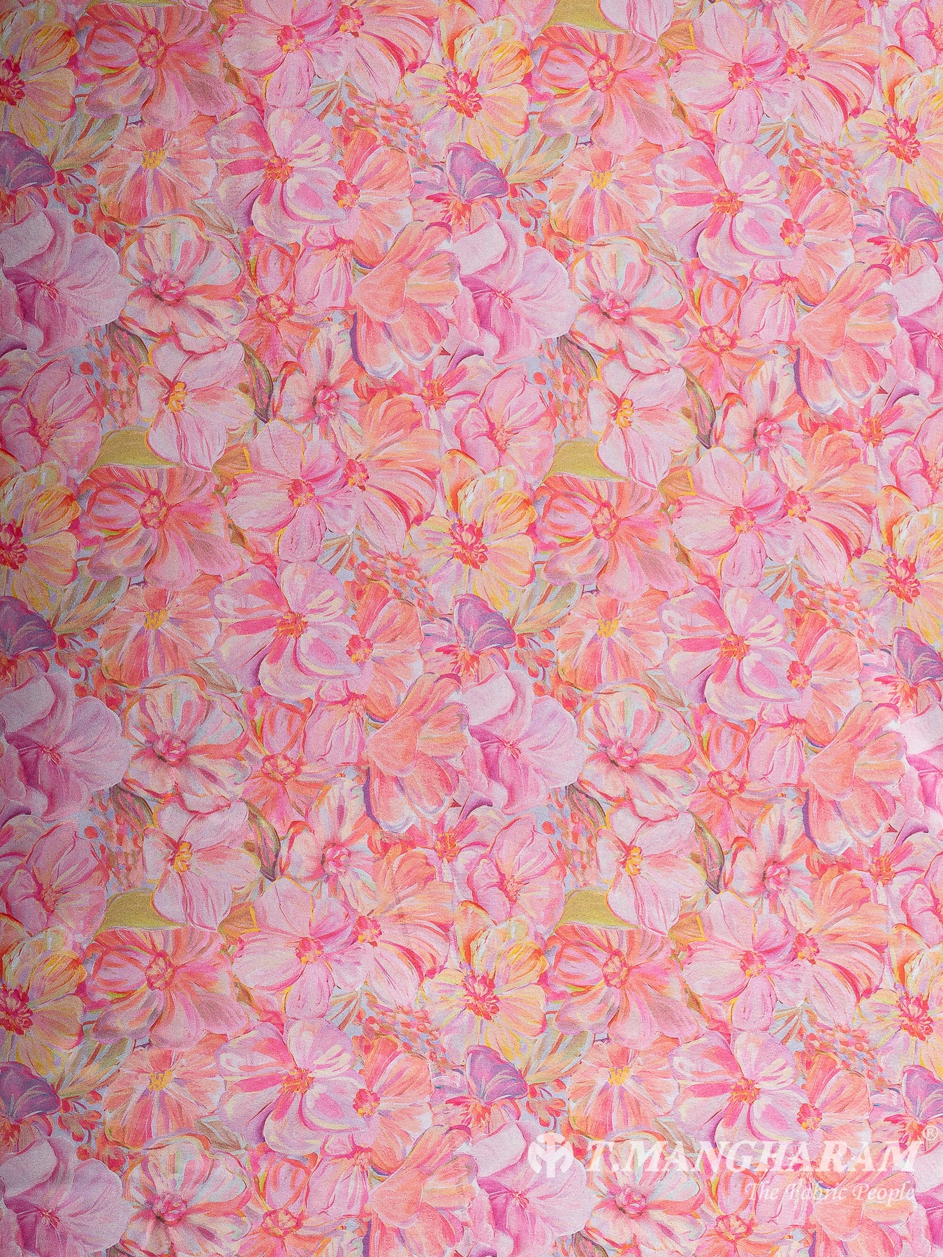 Pink Satin Fabric - EC11249