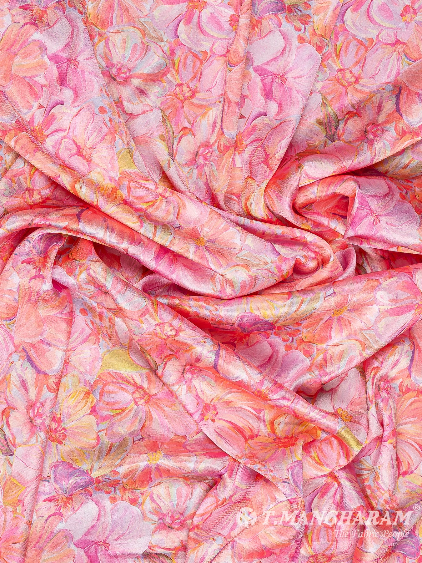 Pink Satin Fabric - EC11249