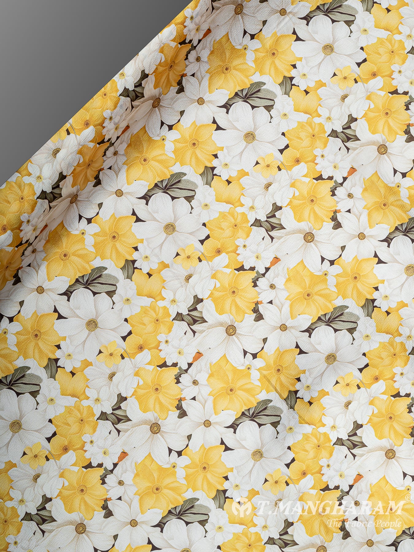 Yellow Satin Fabric - EC11252