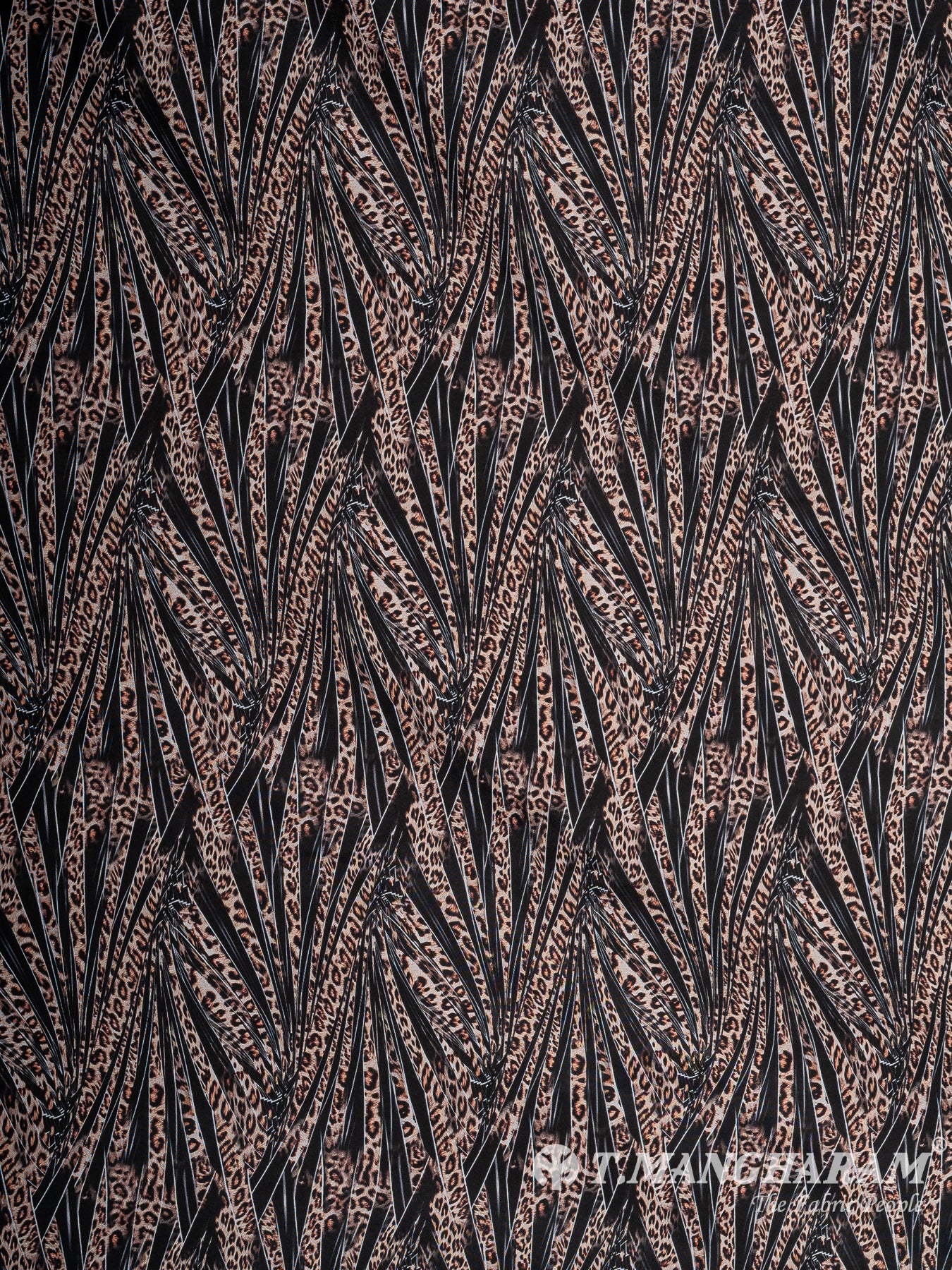 Brown Crepe Fabric - EB8528