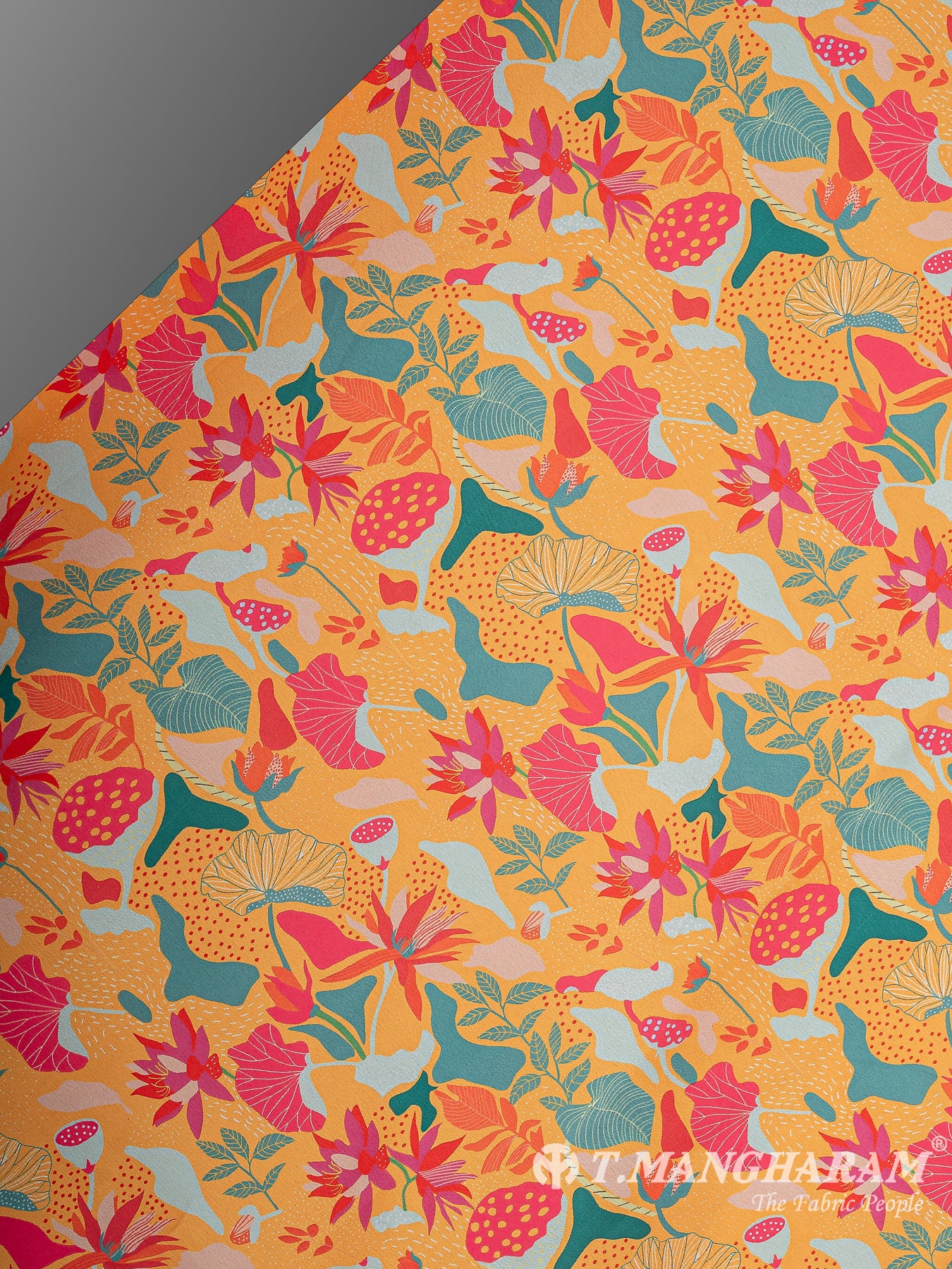 Yellow Crepe Fabric - EC11221