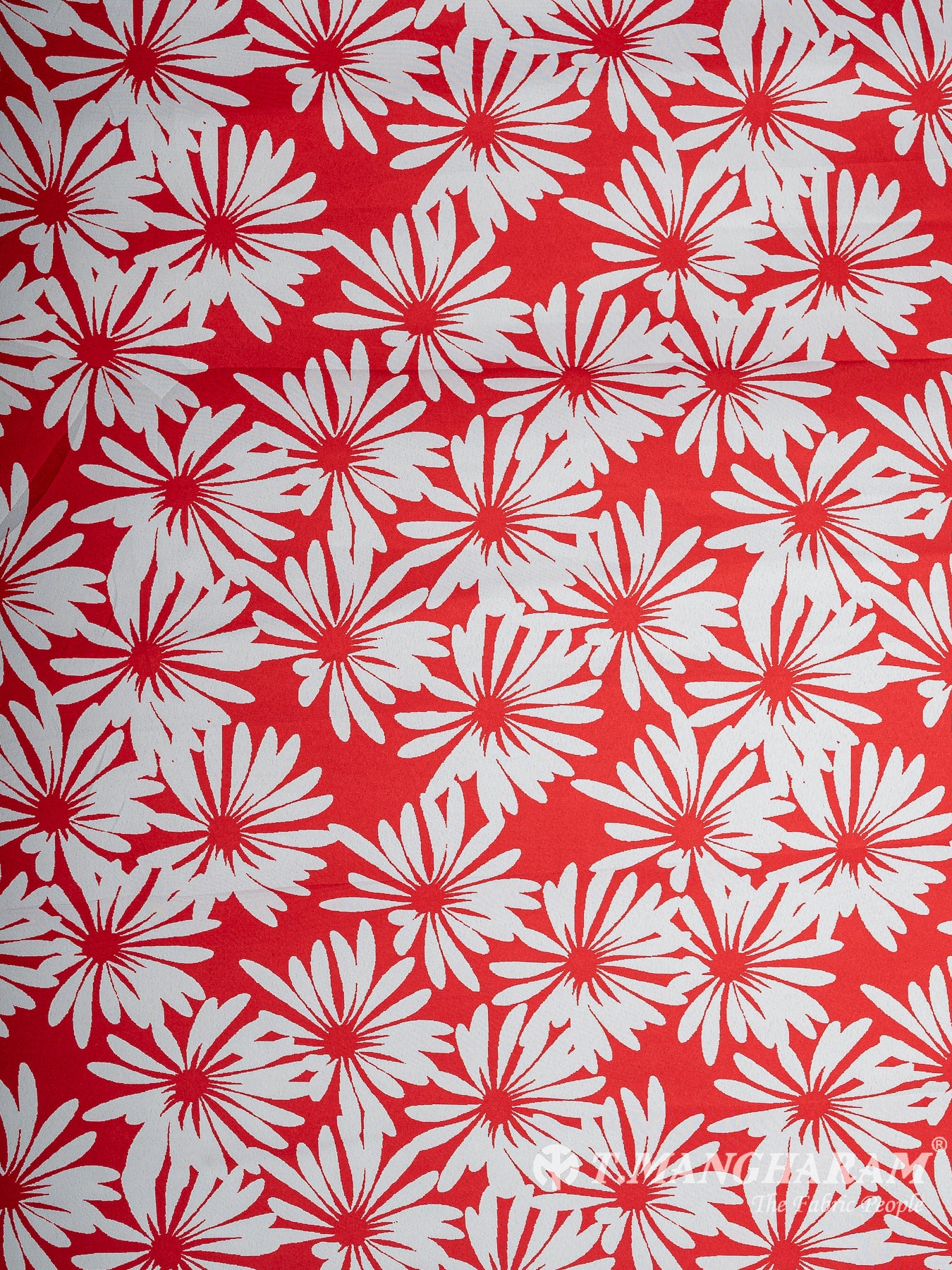 Red Crepe Fabric - EB8495