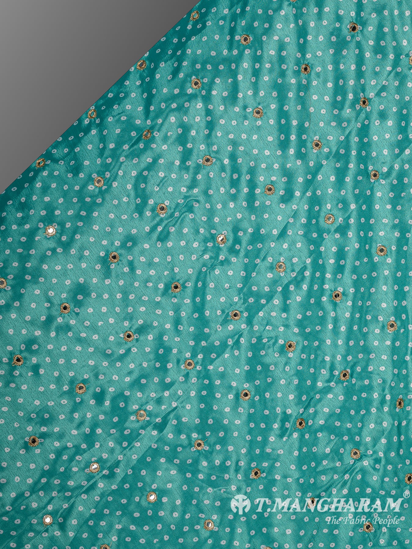 Green Chinnon Silk Fabric - EC11400