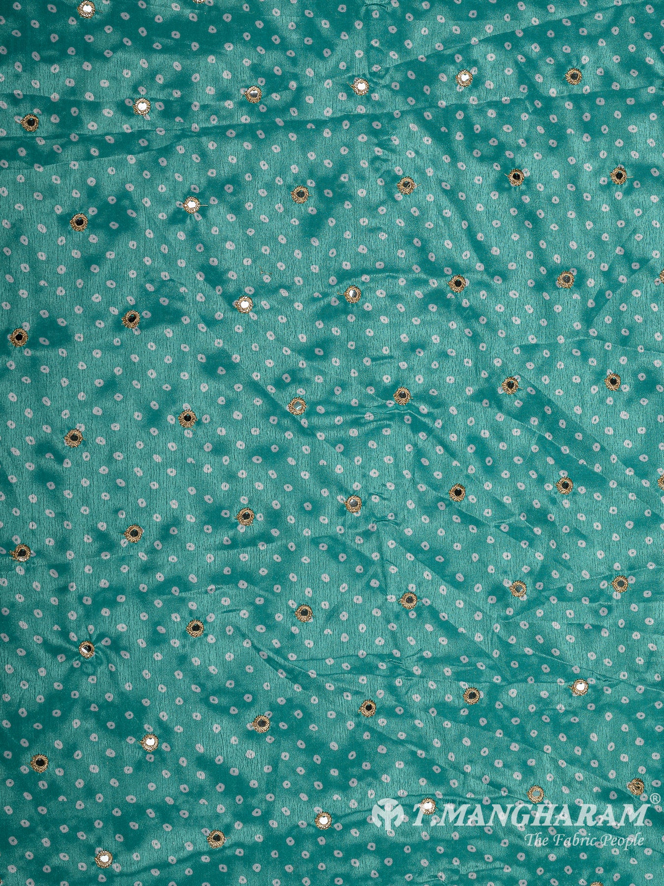 Green Chinnon Silk Fabric - EC11400