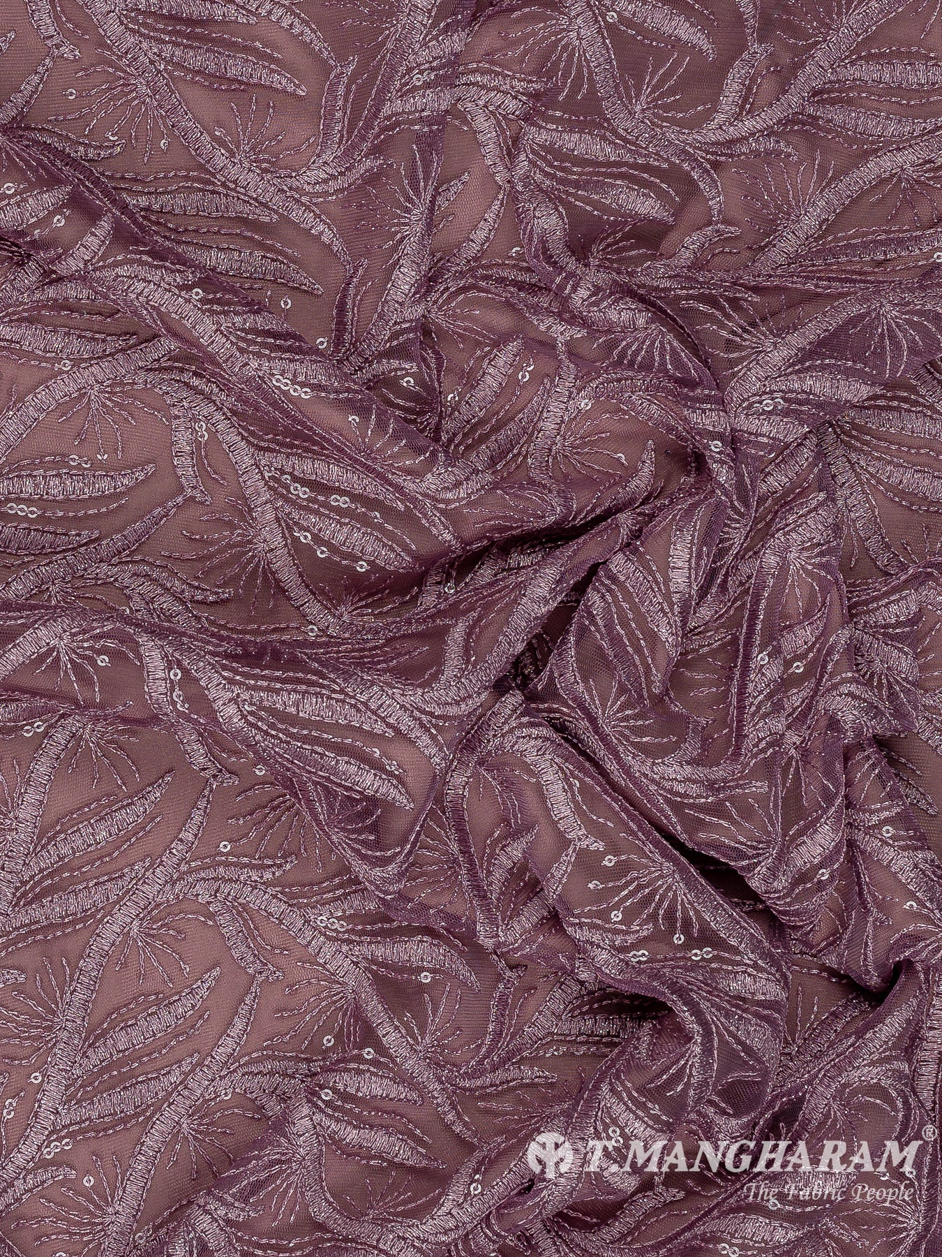 Violet Fancy Net Fabric - EB8642