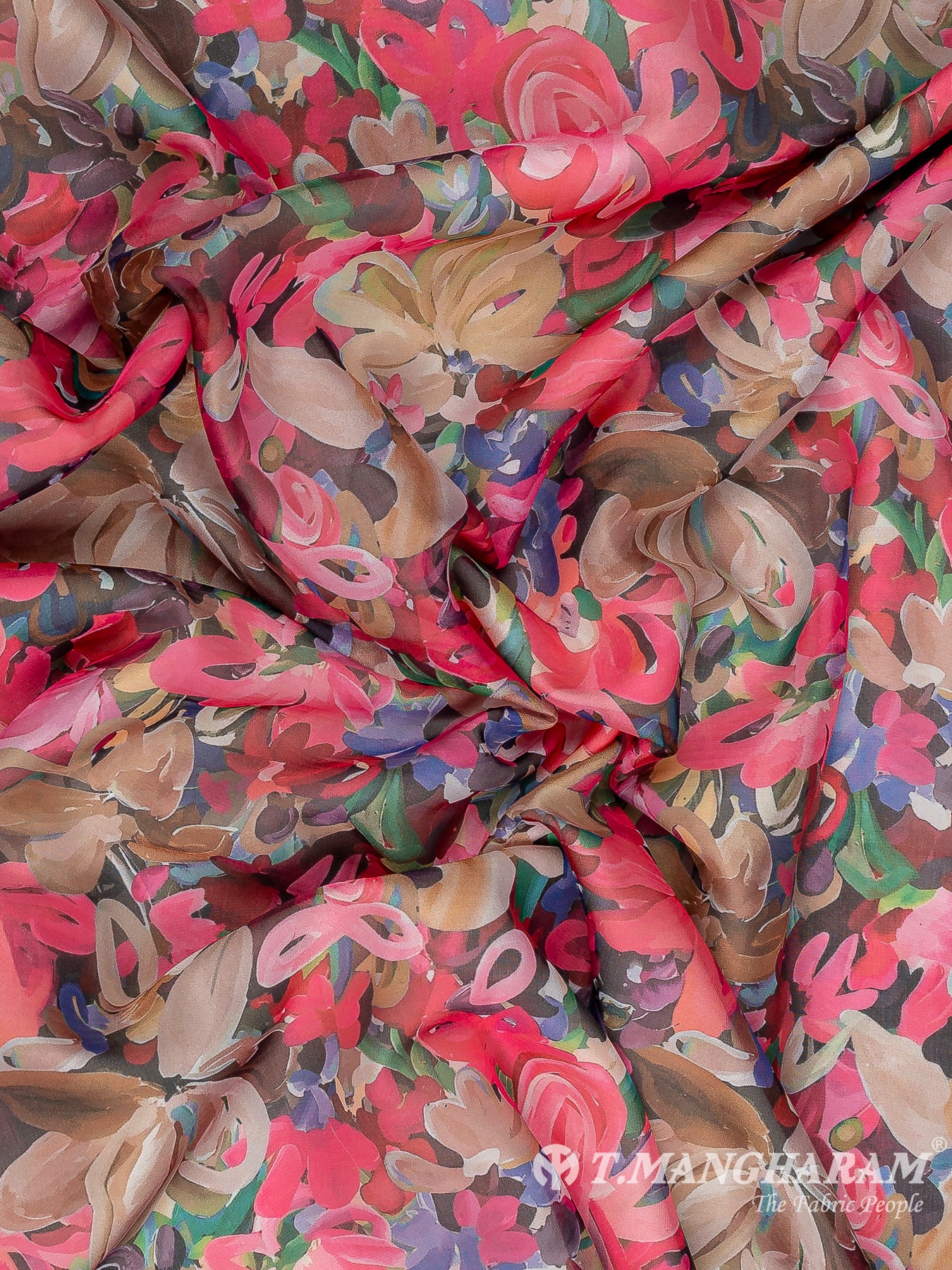 Multicolor Organza Fabric - EC11507