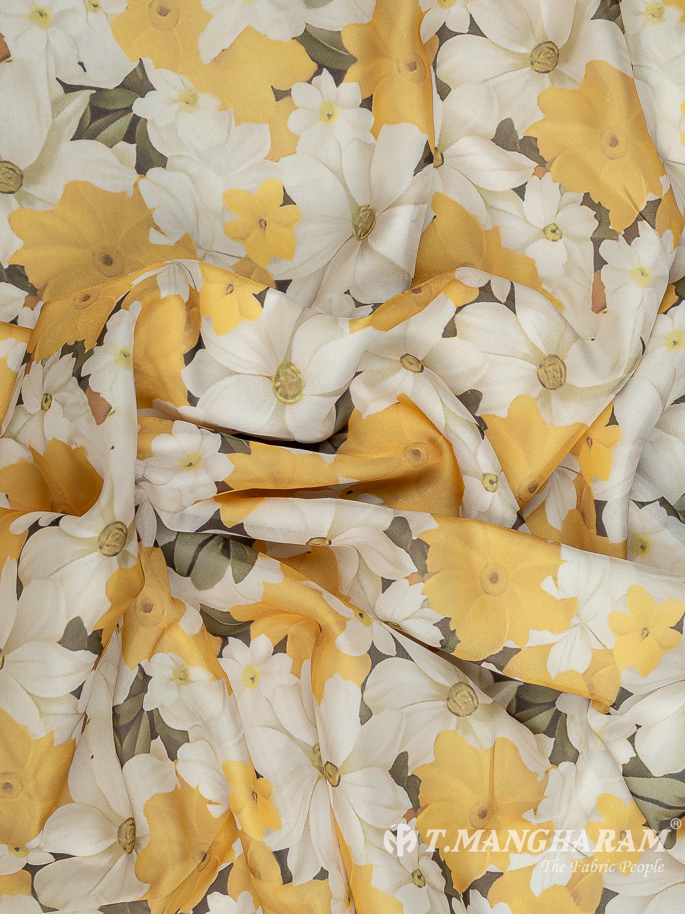 Yellow Organza Fabric - EC11501