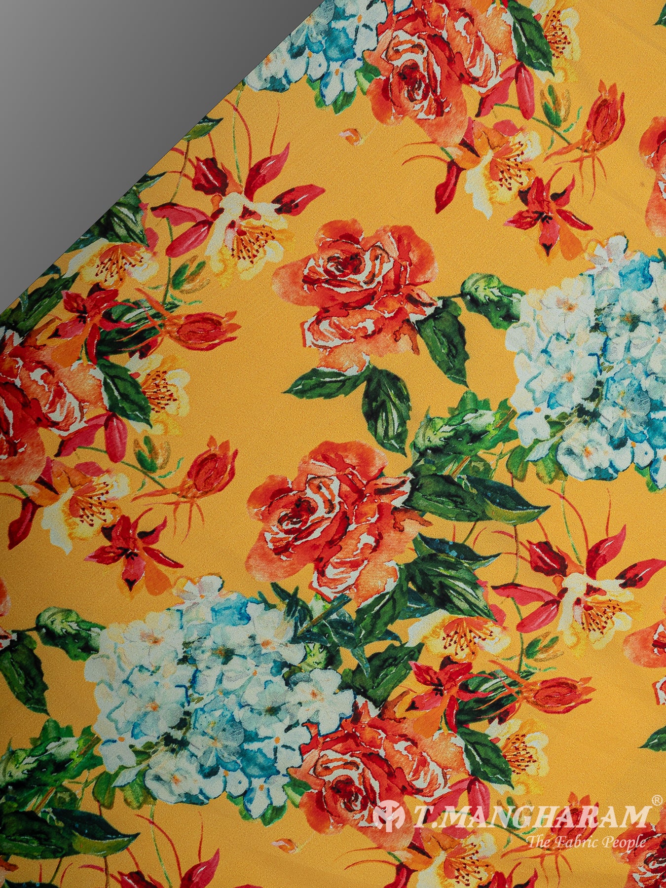 Yellow Crepe Fabric - EC11409