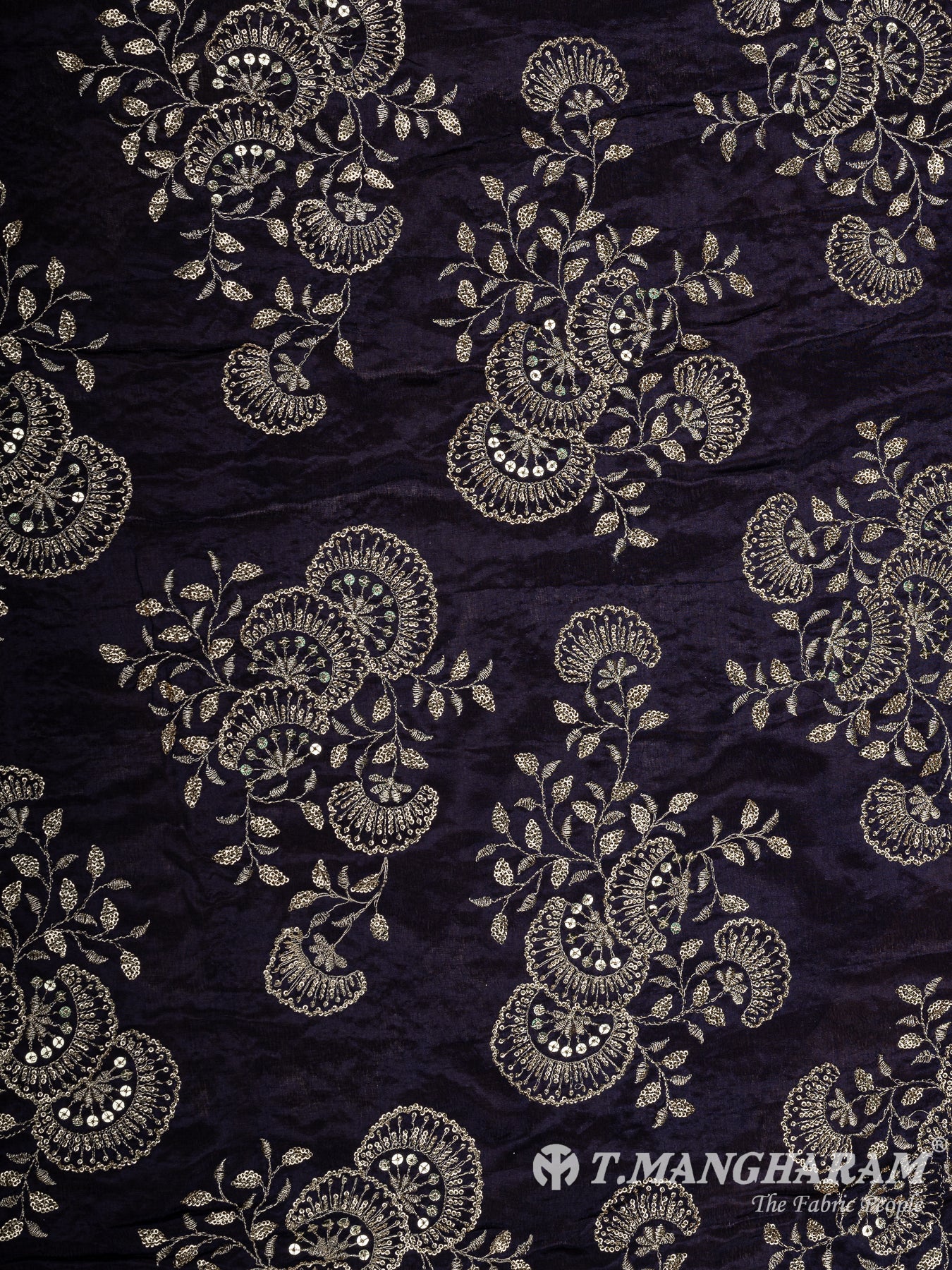 Purple Chinnon Silk Fabric - EA3656