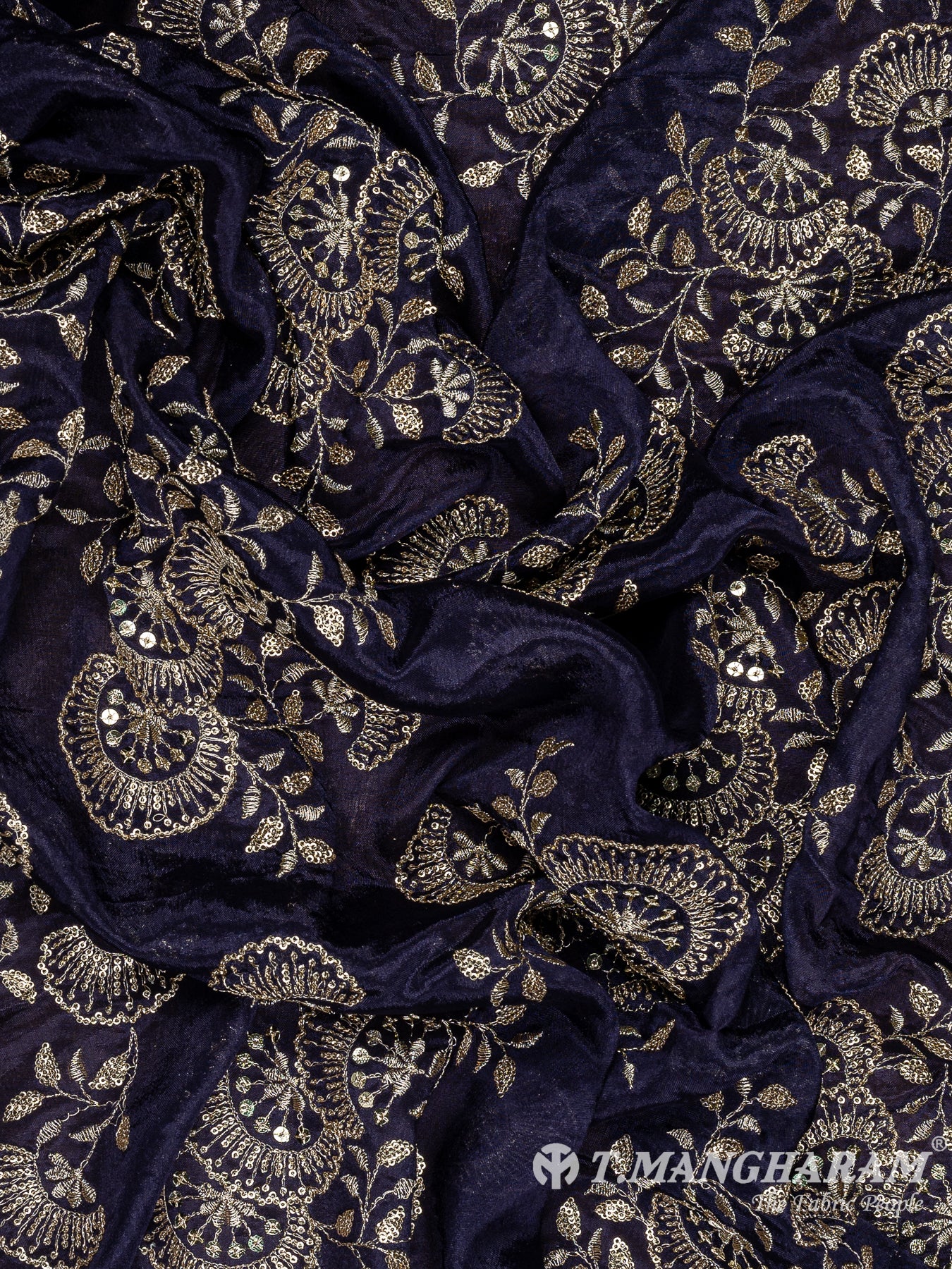 Purple Chinnon Silk Fabric - EA3656