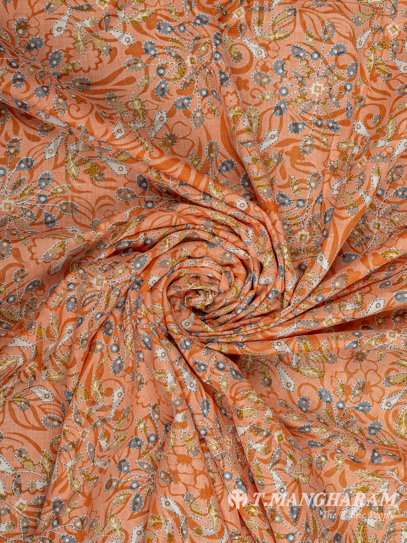 Orange Cotton Fabric - EC11518