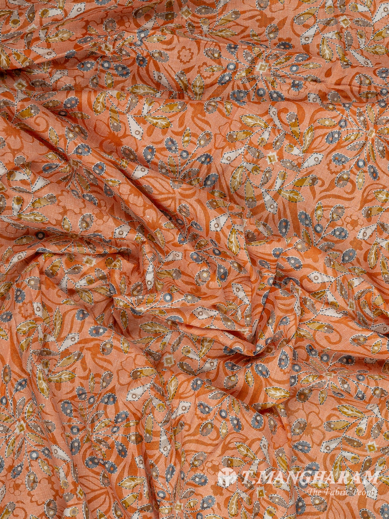 Orange Cotton Fabric - EC11518