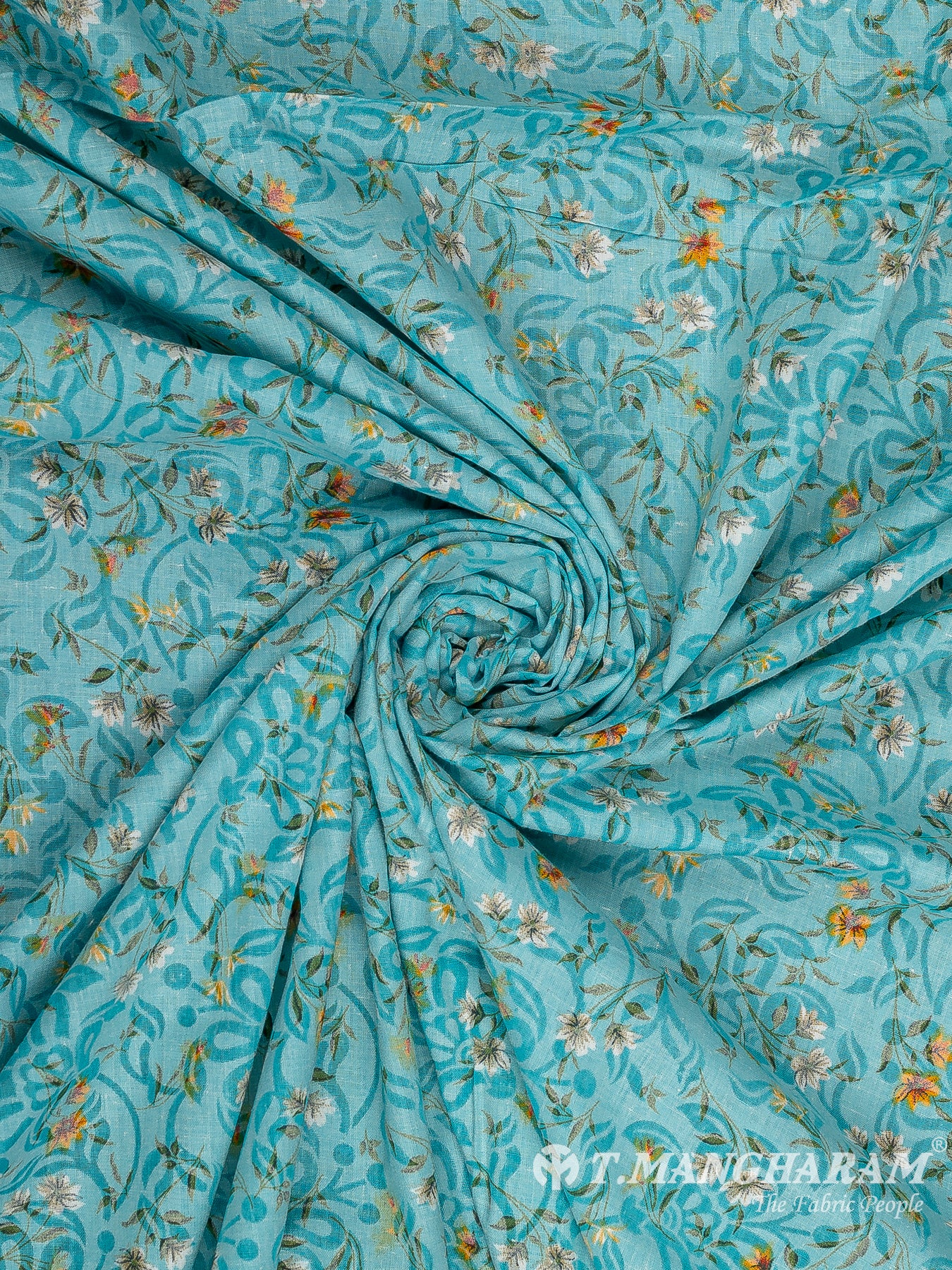 Blue Cotton Fabric - EC11516