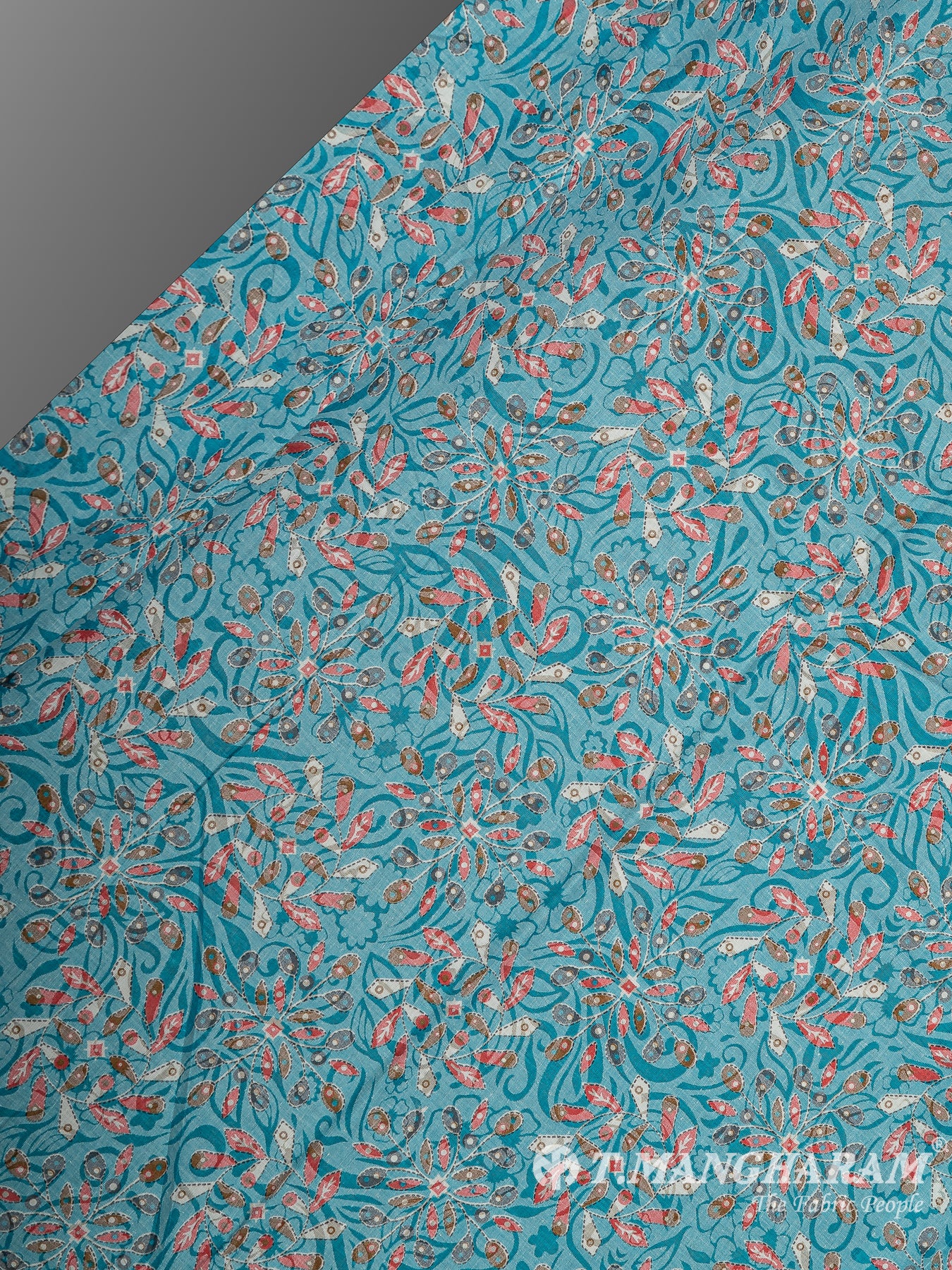 Blue Cotton Fabric - EC11517