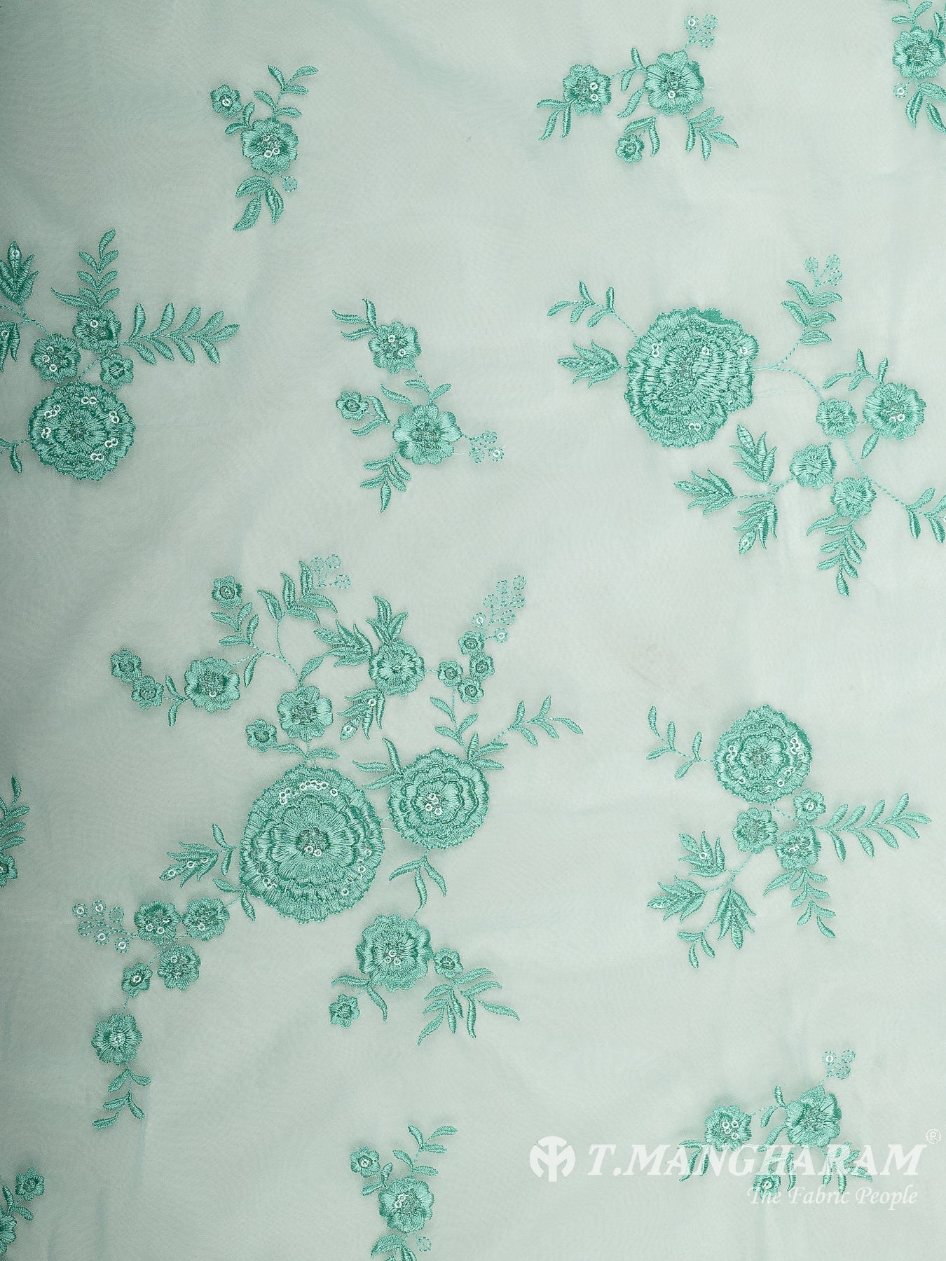 Green Organza Fabric - EB8653