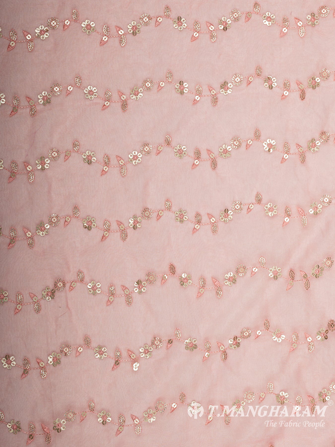 Pink Organza Fabric - EB8656