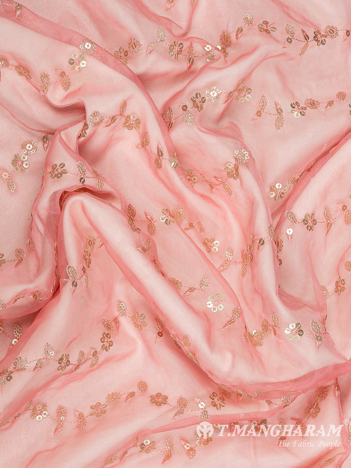 Pink Organza Fabric - EB8656