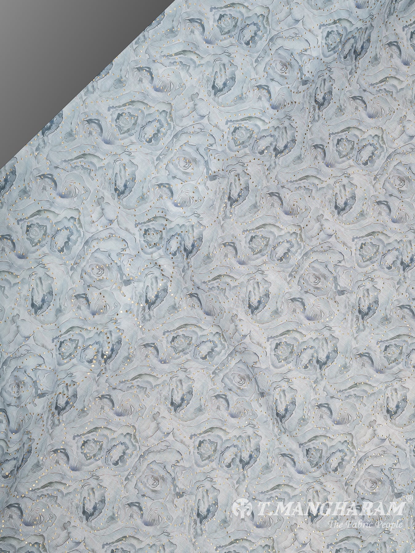 Grey Cotton Fabric - EB8760