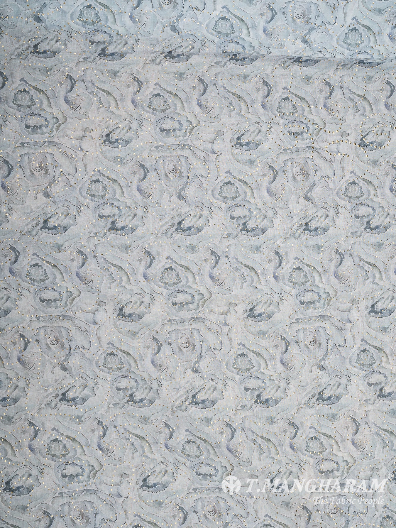 Grey Cotton Fabric - EB8760